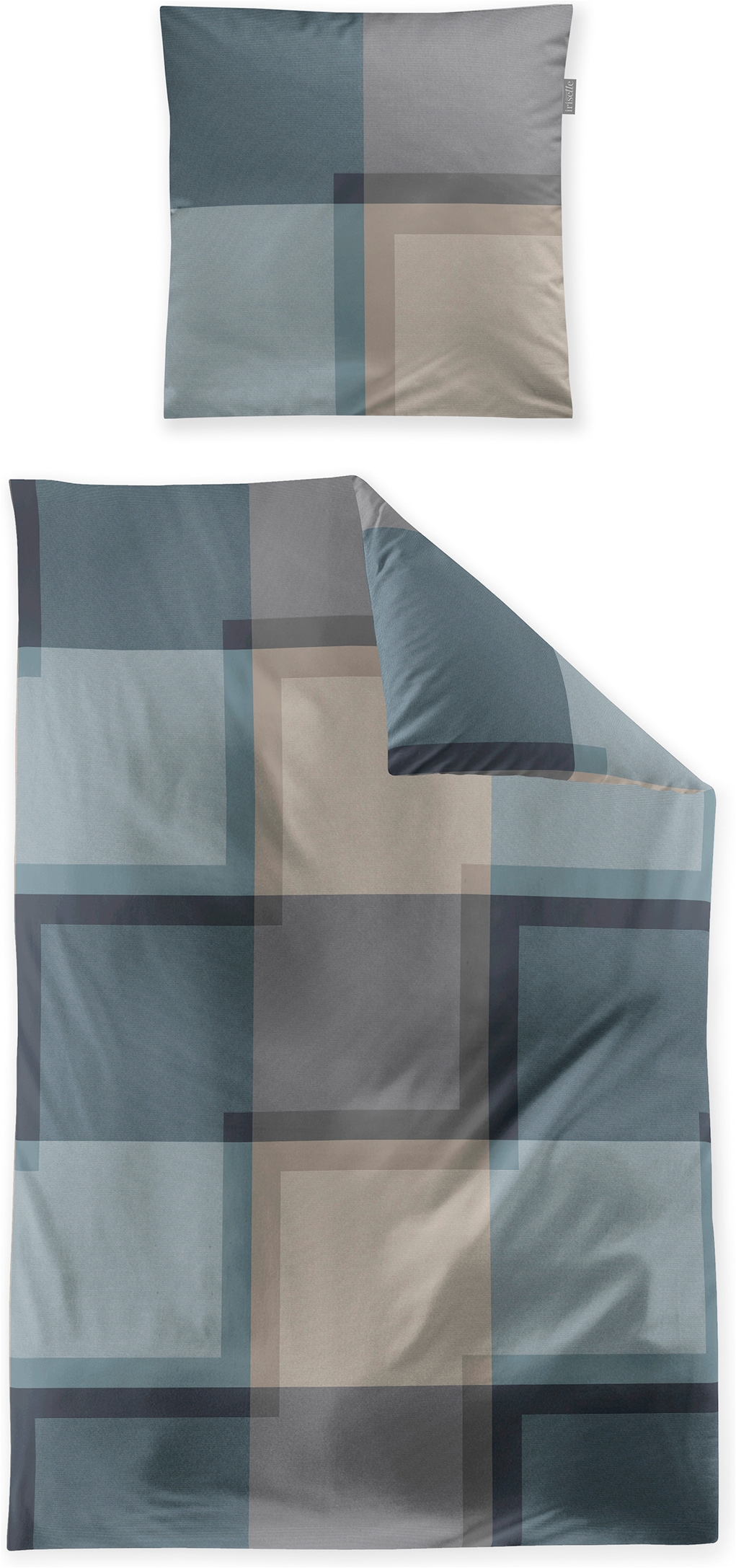 Irisette Bettwäsche »Wave 8672« 2 Mako-Satin, anschmiegsam und atmungsaktiv, Ganzjahresqualität