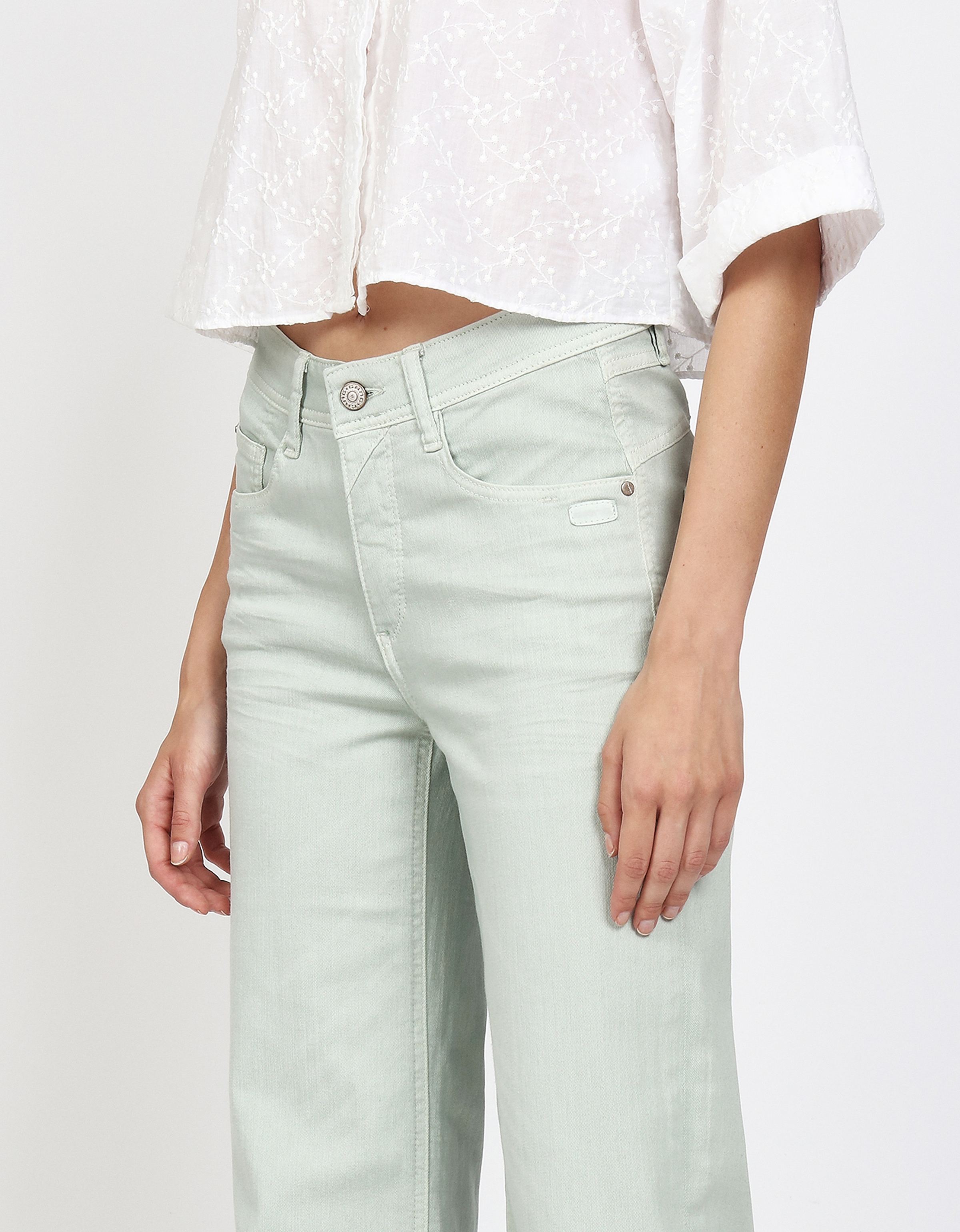 GANG Weite Jeans »94AMELIE WIDE« mit geradem Beinverlauf, weicher Denim