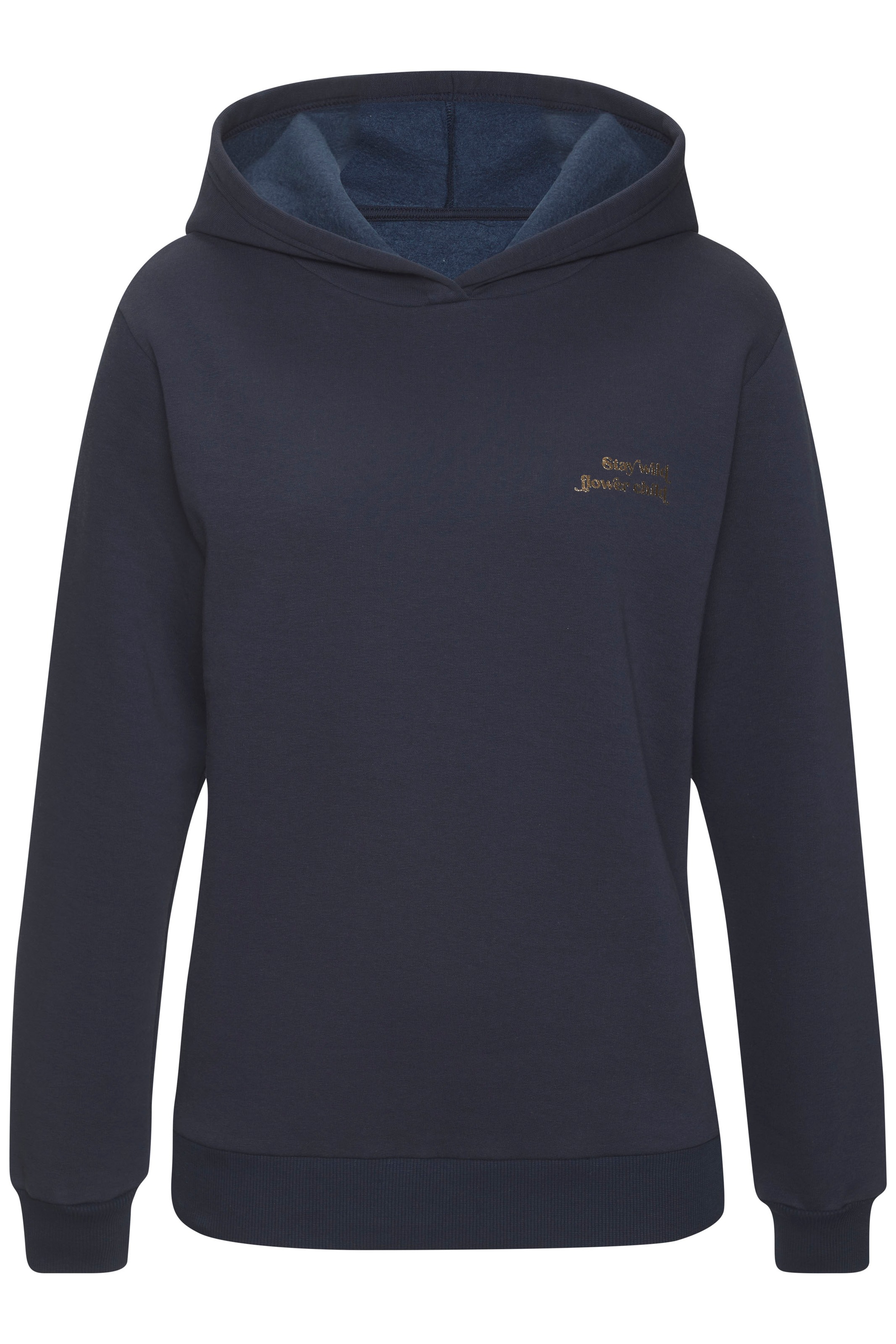 LASCANA Kapuzenpullover mit glänzendem Druck, Loungewear günstig online kaufen