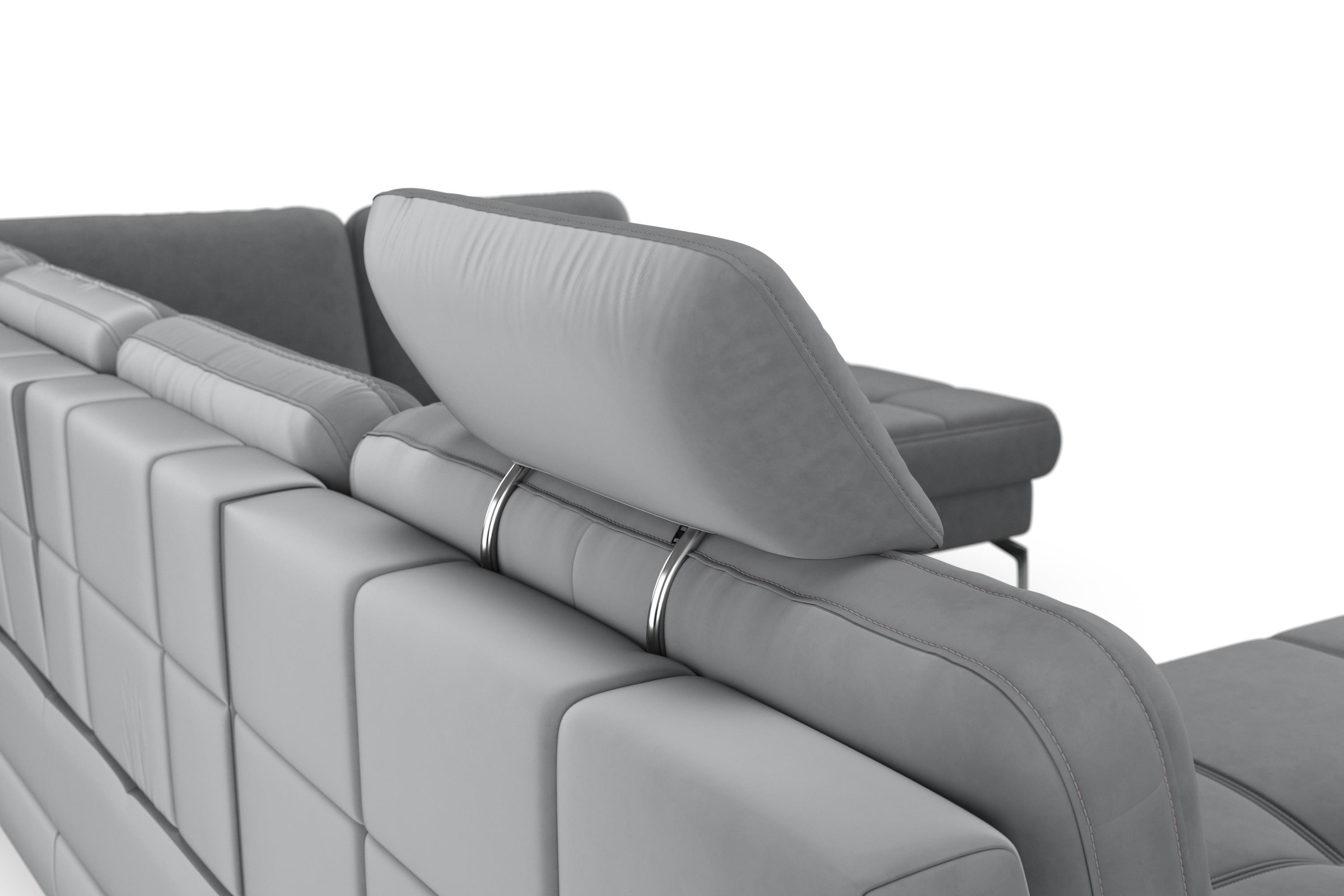 sit&more Wohnlandschaft »Bendigo U-Form«, inklusive Sitztiefenverstellung, Bodenfreiheit 15 cm, in 2 Fußfarben
