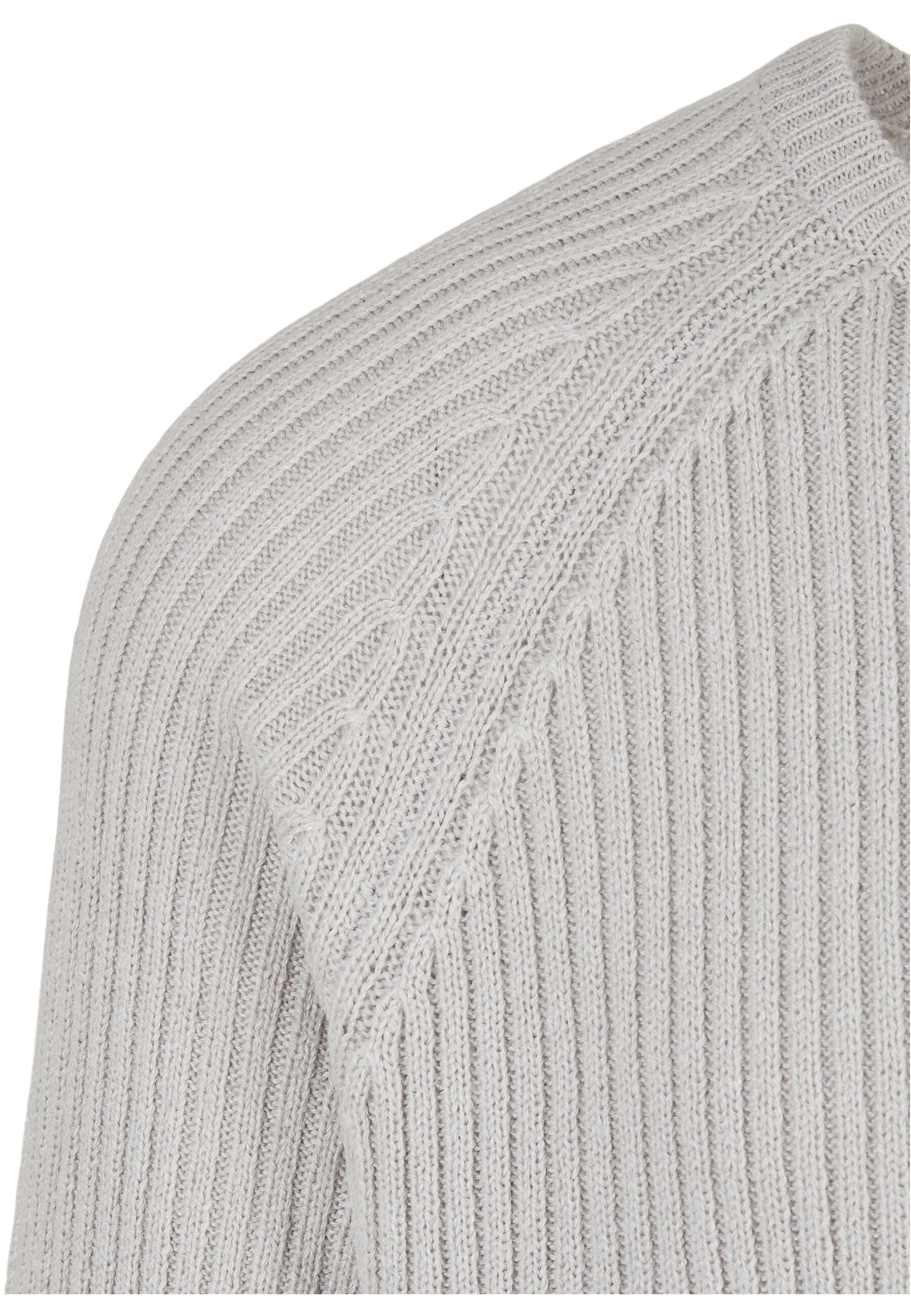 URBAN CLASSICS Rundhalspullover »Urban Classics Herren Ribbed Raglan Sweater«, (1 tlg.)