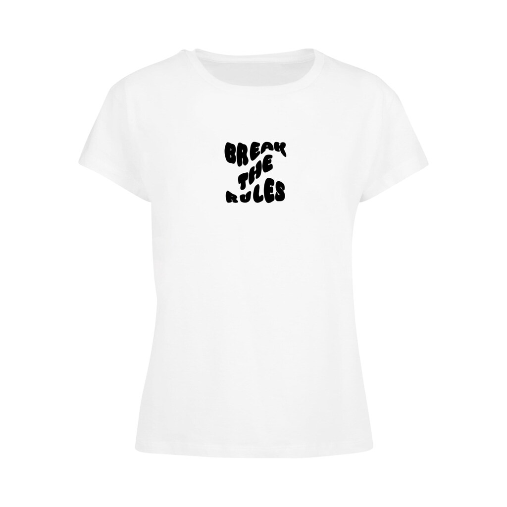 Merchcode T-Shirt »Merchcode Damen Ladies Break The Rules Box Tee«, (1 tlg.)