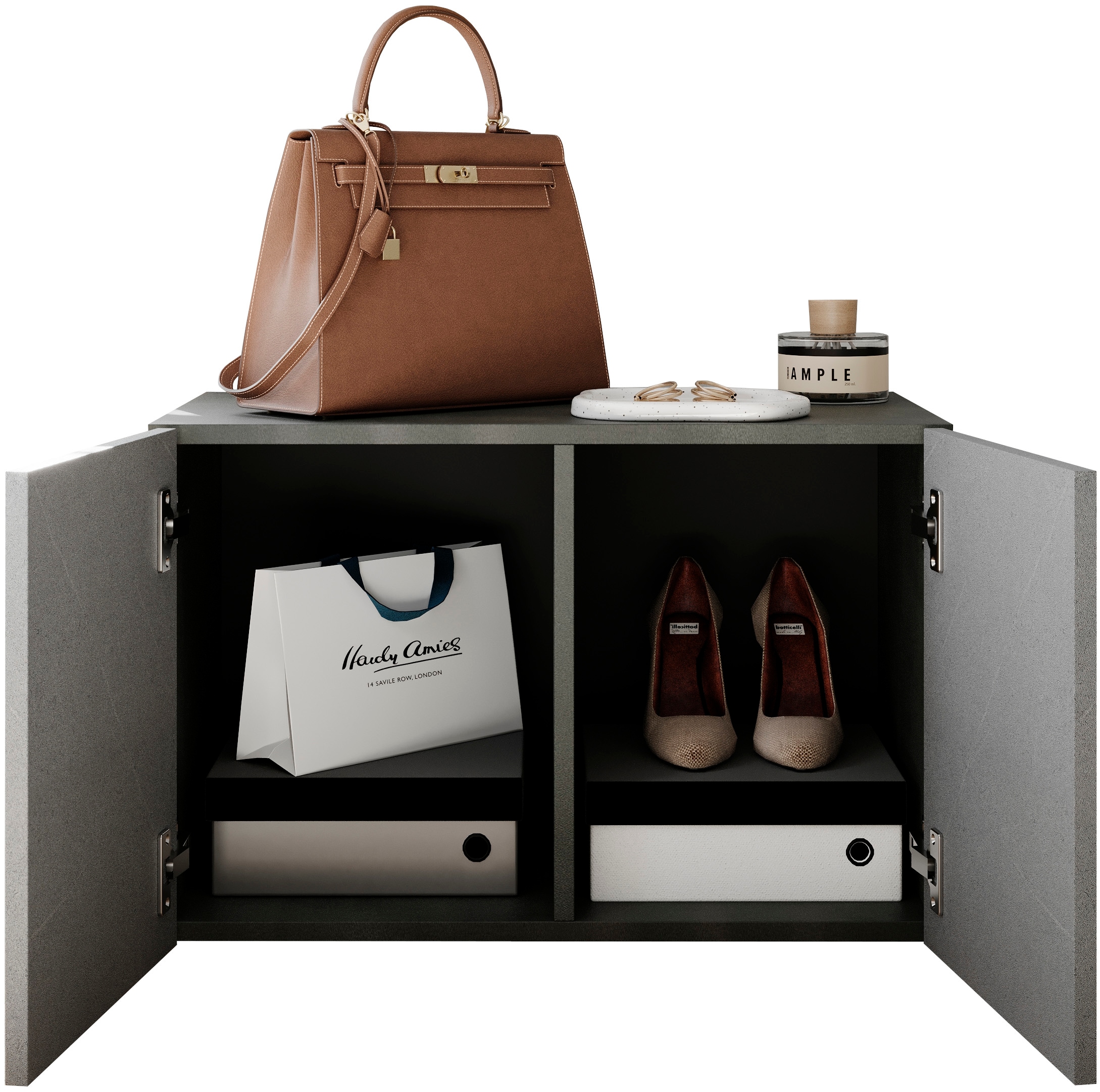 INOSIGN Schuhschrank »Pratiko Breite 63 cm, Höhe 42 cm, Garderobenbank,«, Flurbank, Schuhbank, mit Stauraum