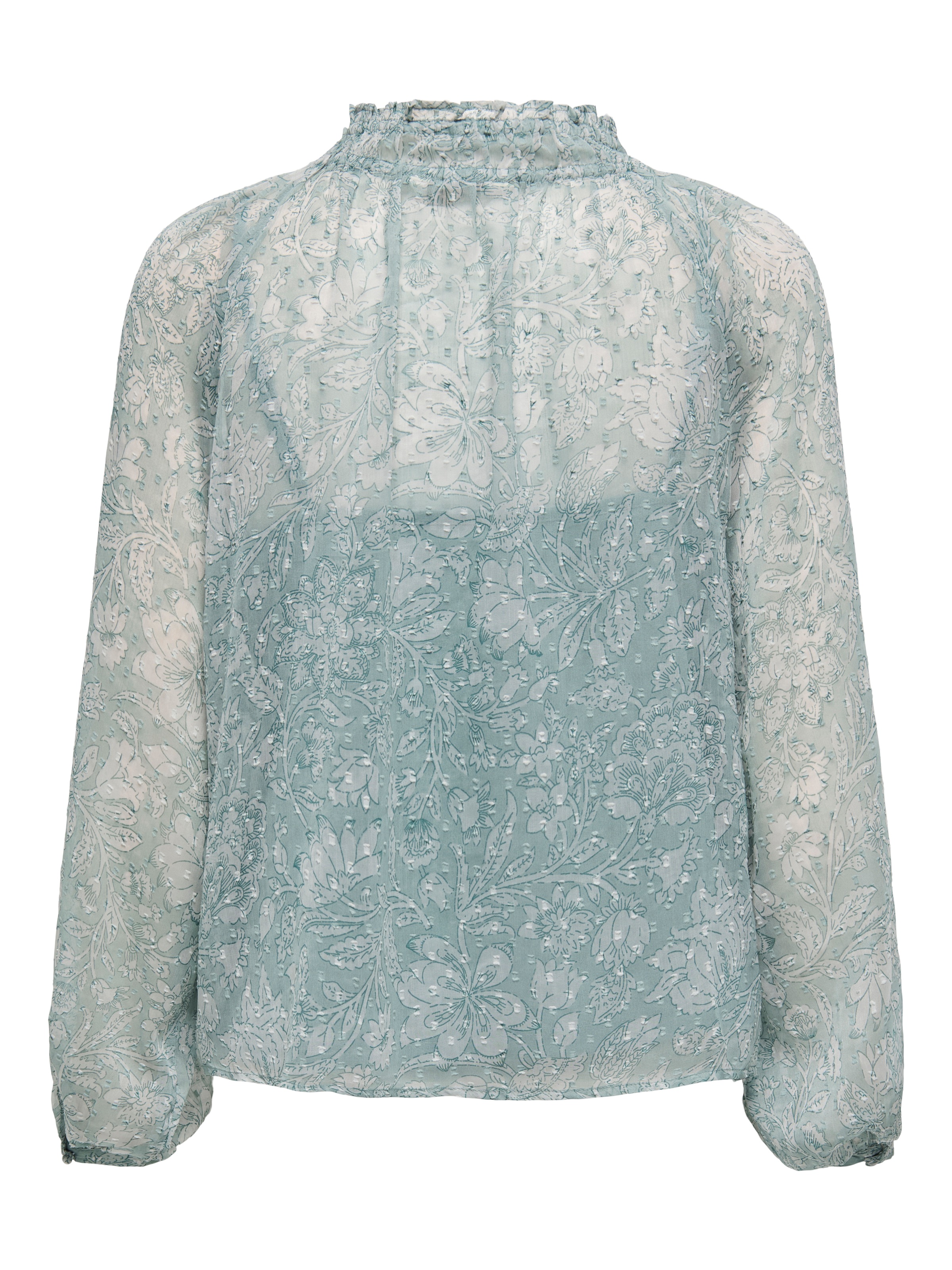 ONLY Chiffonbluse "ONLELIZA LIFE LS V-NECK STRING TOP WVN" günstig online kaufen