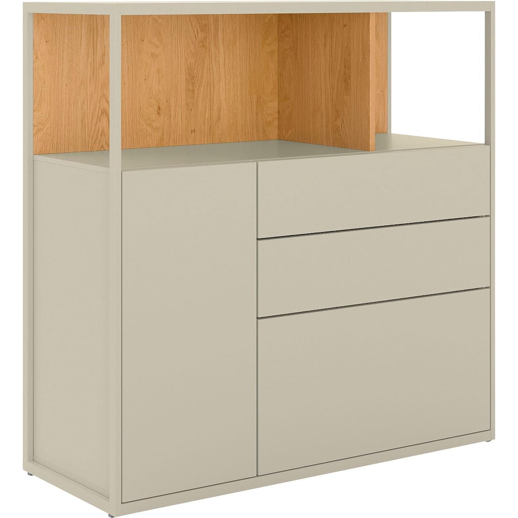 now! by hülsta Highboard »now! vision«, Breite 108, 7 cm, mit 1 Tür links