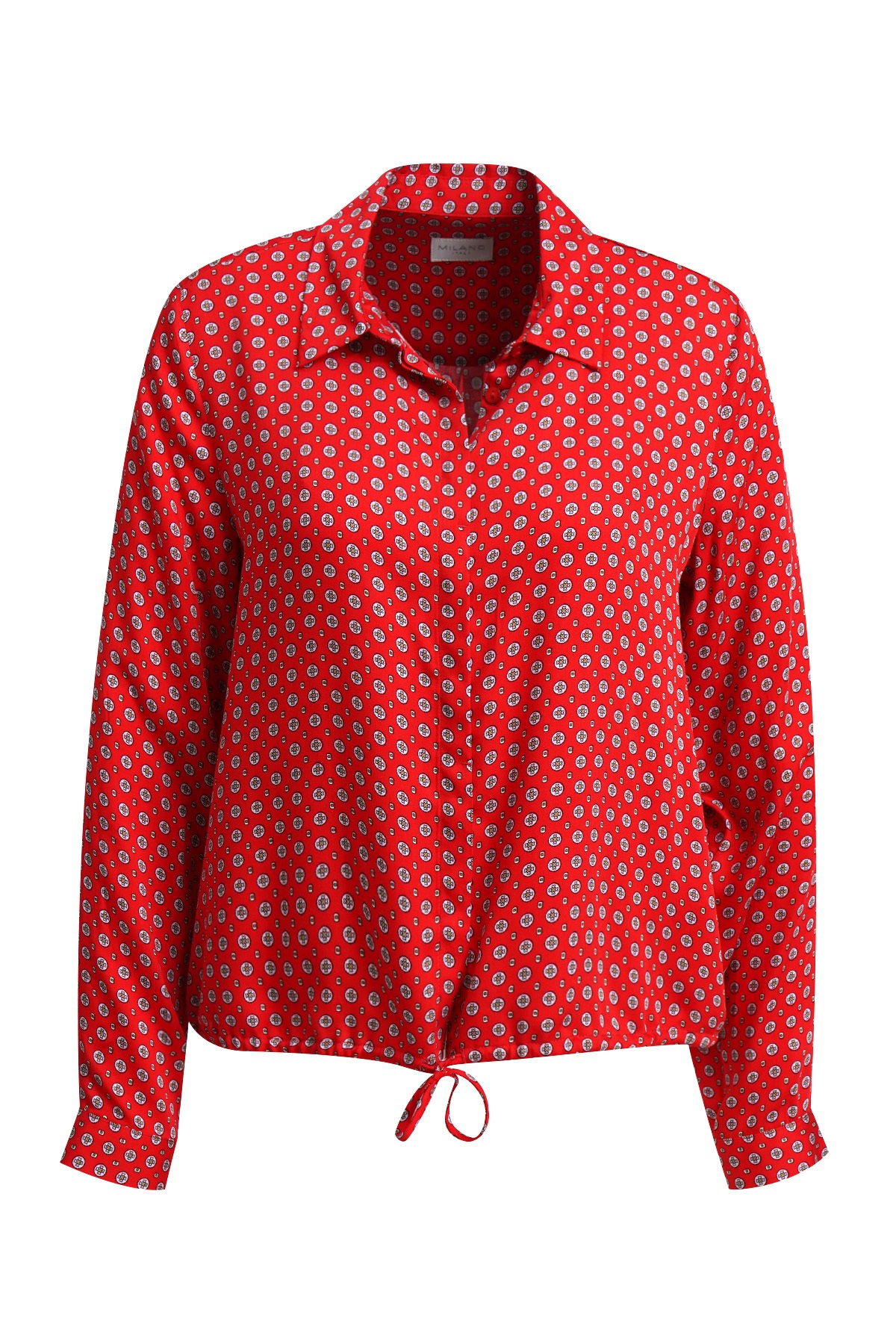 Milano Italy Langarmbluse mit All Over Print