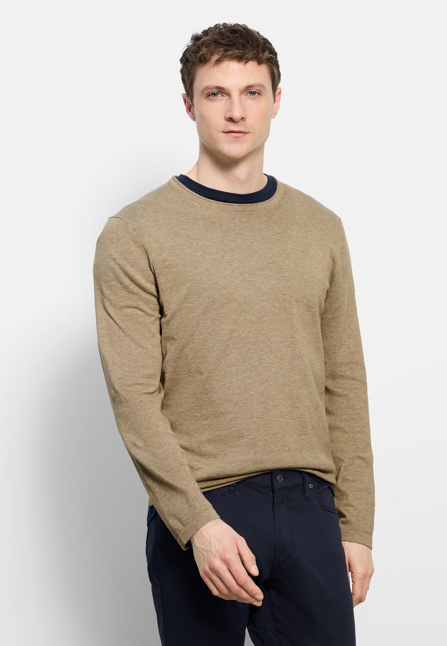 OLYMP Strickpullover "OLYMP Casual Strick" günstig online kaufen
