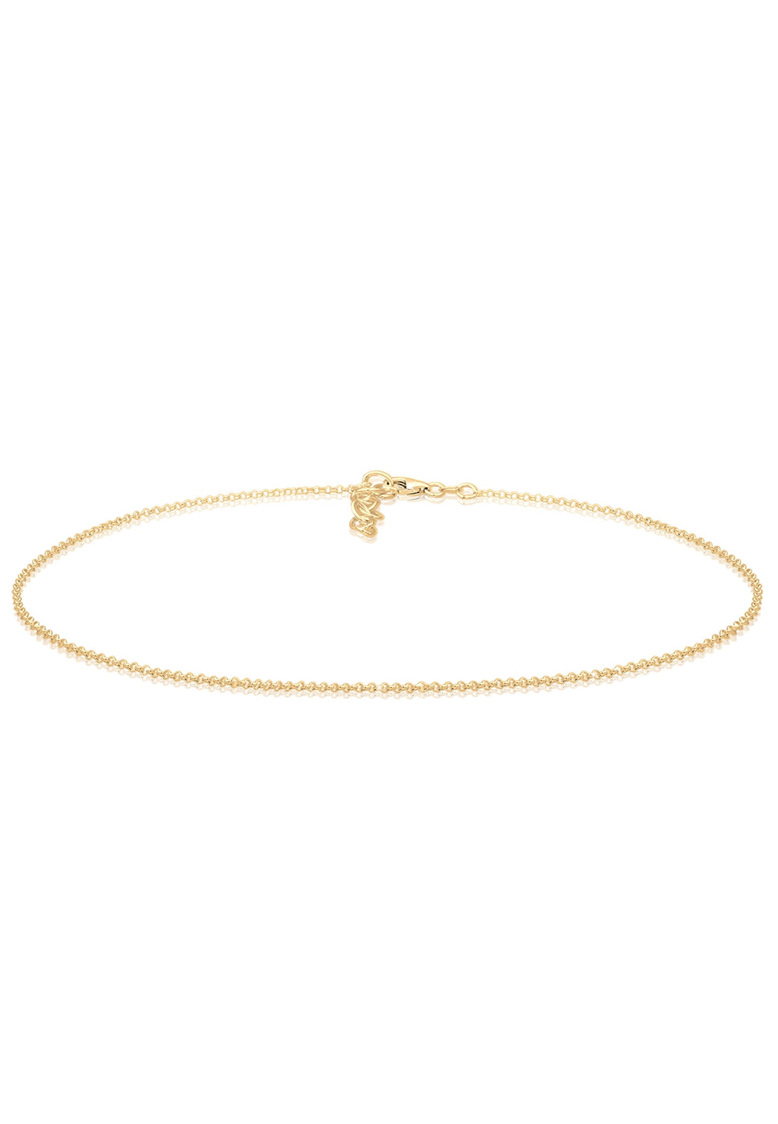 ELLI Damen Choker "Halskette Choker Kette Basic ohne Anhänger 925 Silber", ohne Stein, Silber 925 (Sterlingsilber), gold, Silber 925