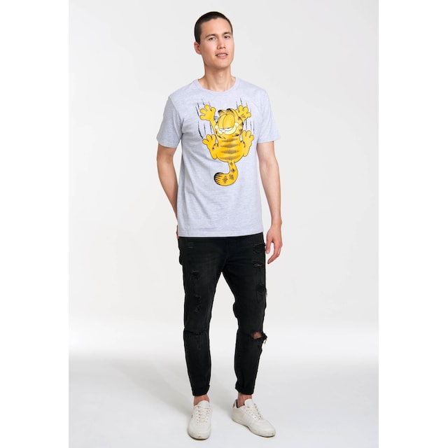 LOGOSHIRT T-Shirt »Garfield Scratches«, mit witzigem Frontprint ▷ für | BAUR