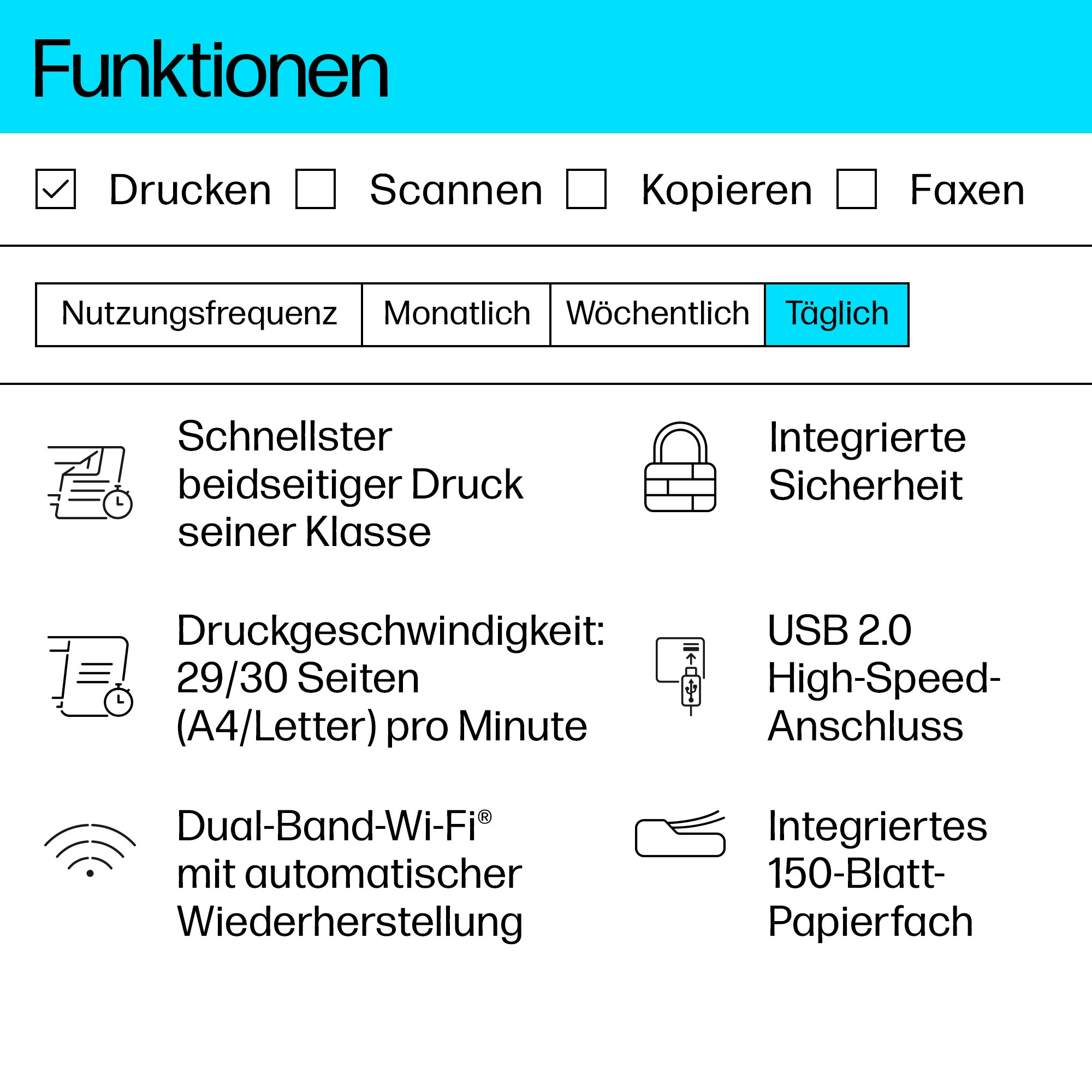 HP Laserdrucker »LaserJet M209dw«