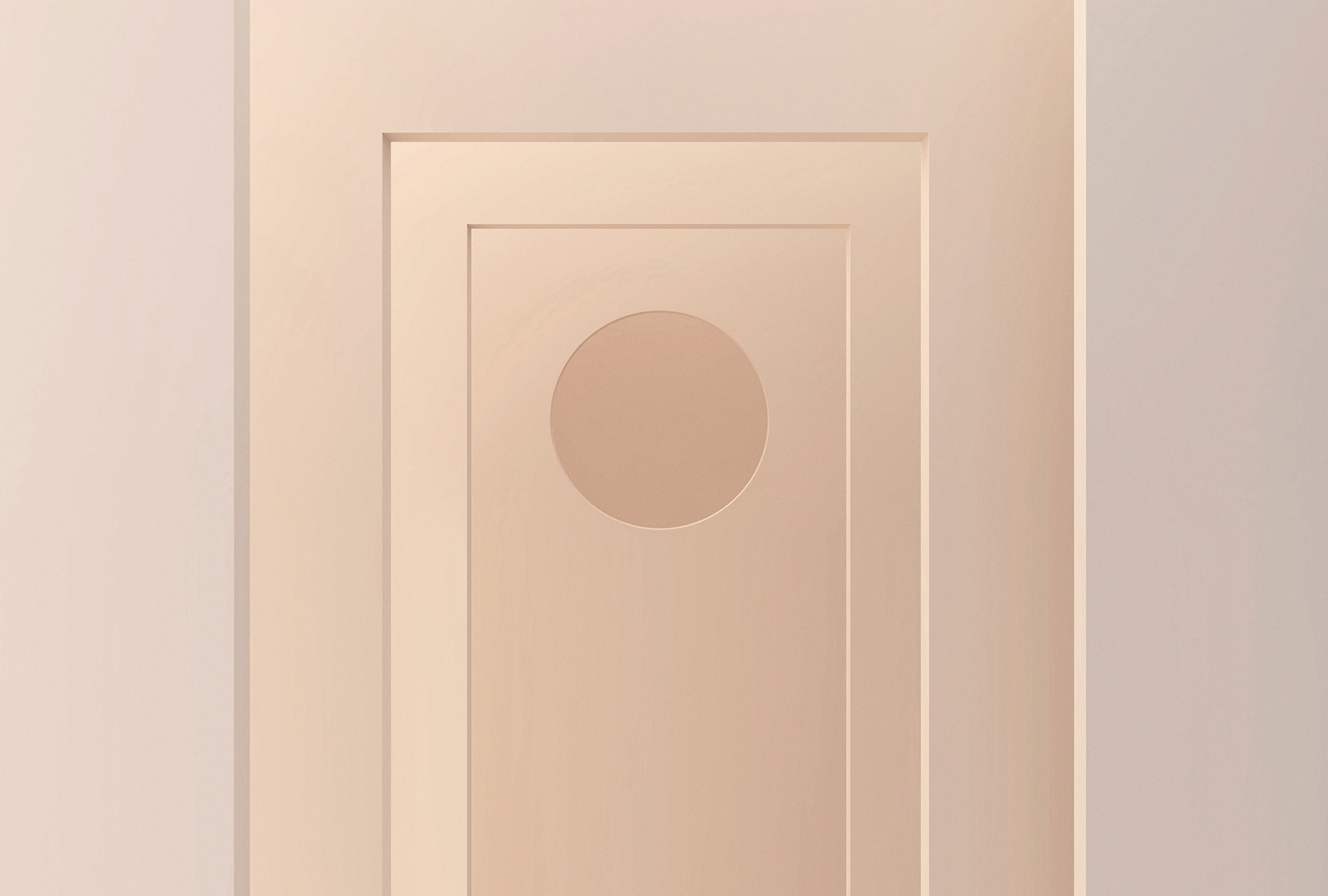 LIVING WALLS Fototapete "Walls by Patel Behind The Wall", B/L: 4mm x 2,7mm, beige, Wohnzimmer, Tapeten, Vlies, Wand