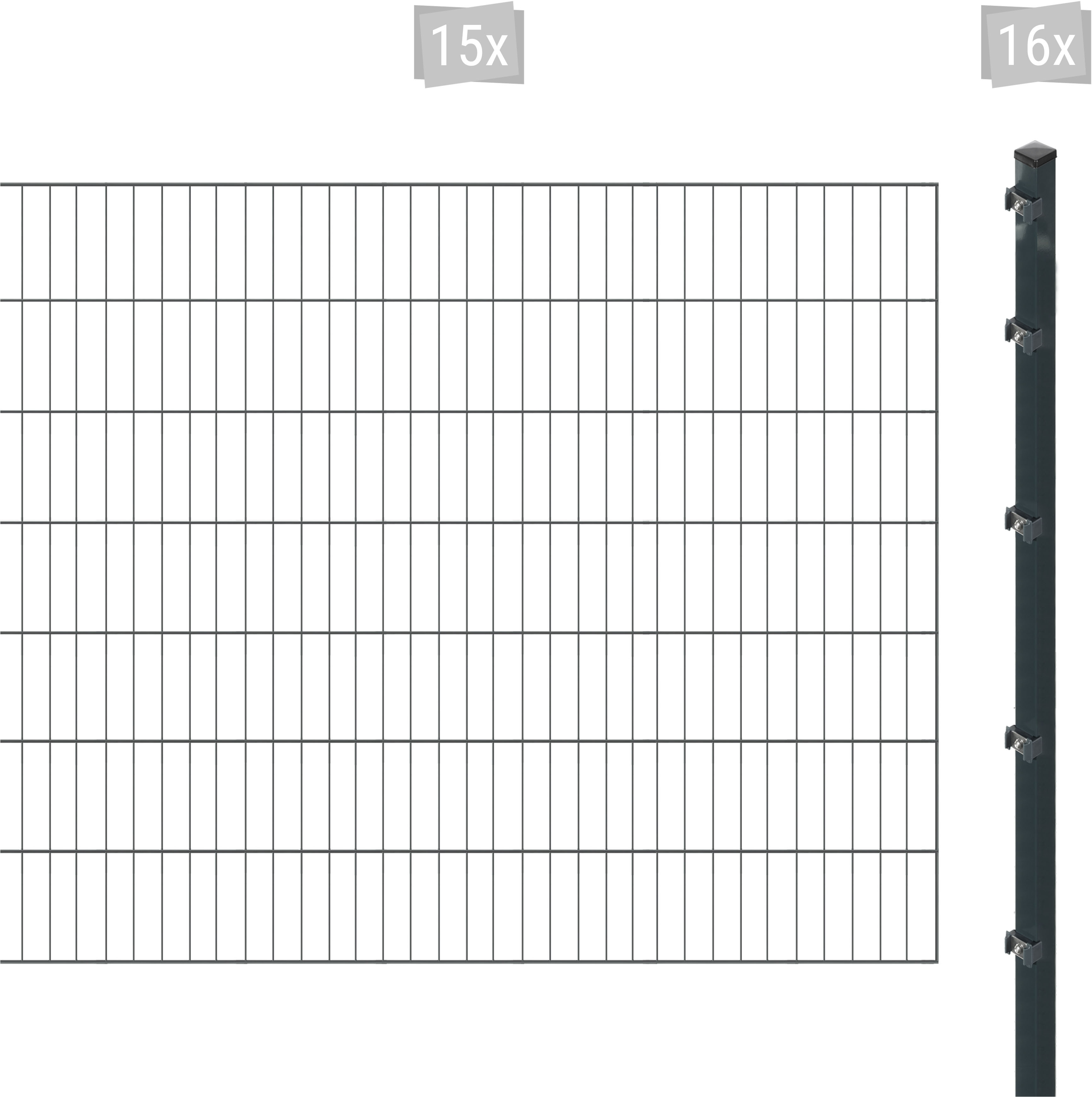 Arvotec "ESSENTIAL 140 zum Aufschrauben" Zaunhöhe 140 cm, Zaunlänge 2 - 60 m