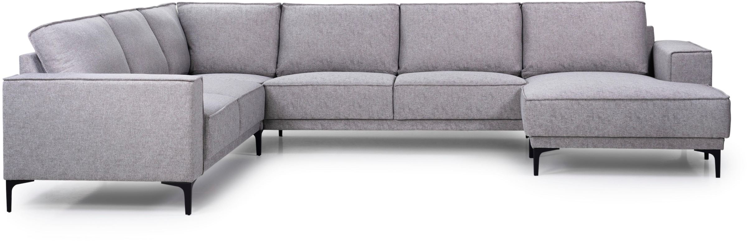 OTTO home Wohnlandschaft "XXL Sofa Oland, Struktur, Flachgewebe, Luxus-Micr günstig online kaufen