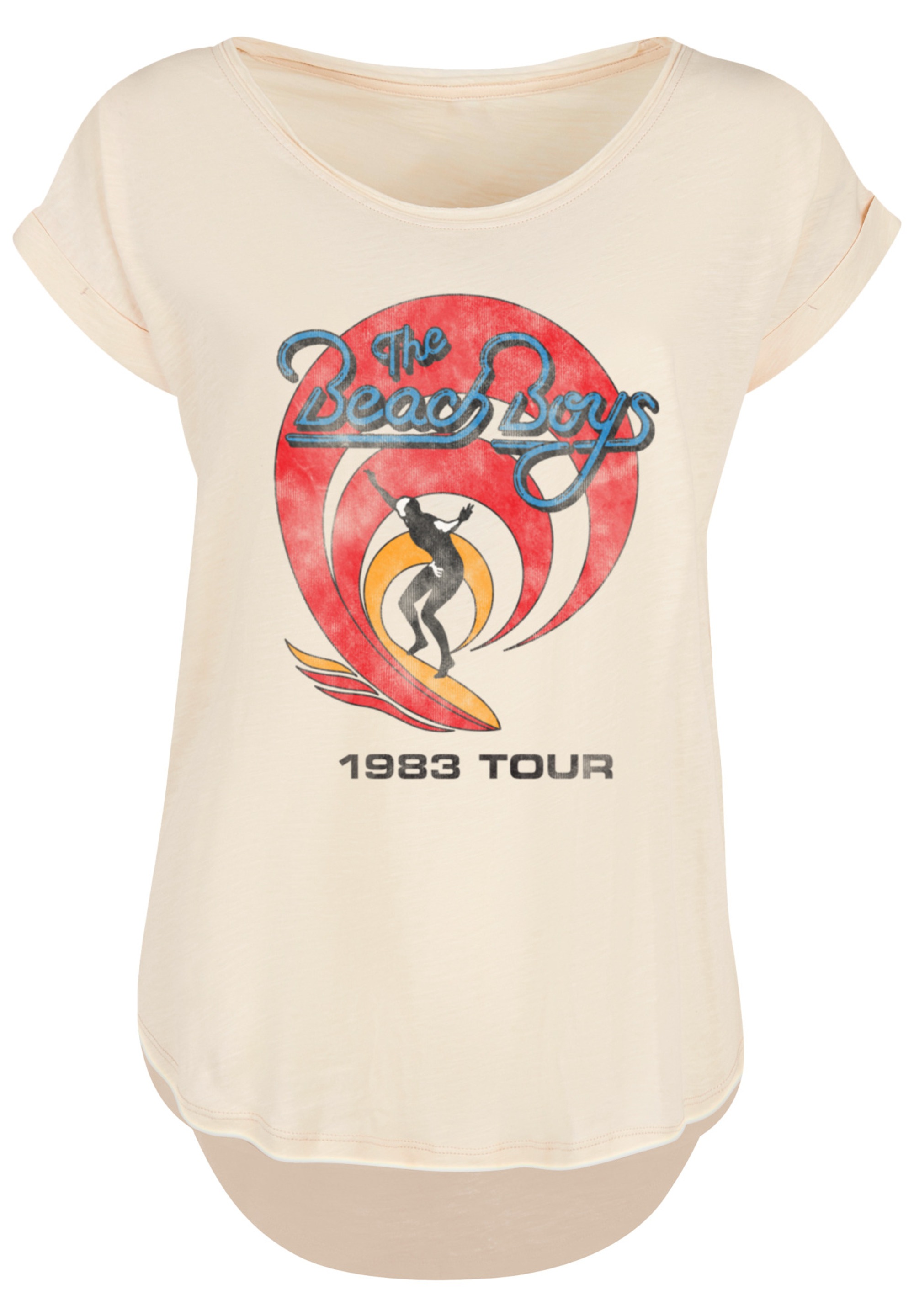 F4NT4STIC T-Shirt »The Beach Boys Band Surfer '83 Vintage«, Print