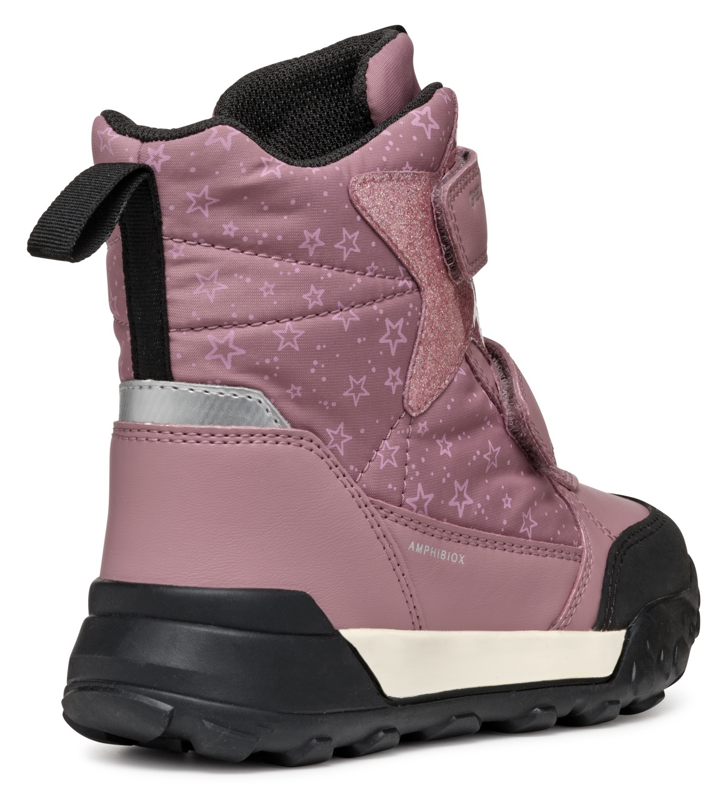 Thumbnail - Geox Winterboots "J TREKKYUP GIRL B ABX" Klettstiefel, Snowboots, Winterstiefel mit Metallic Look