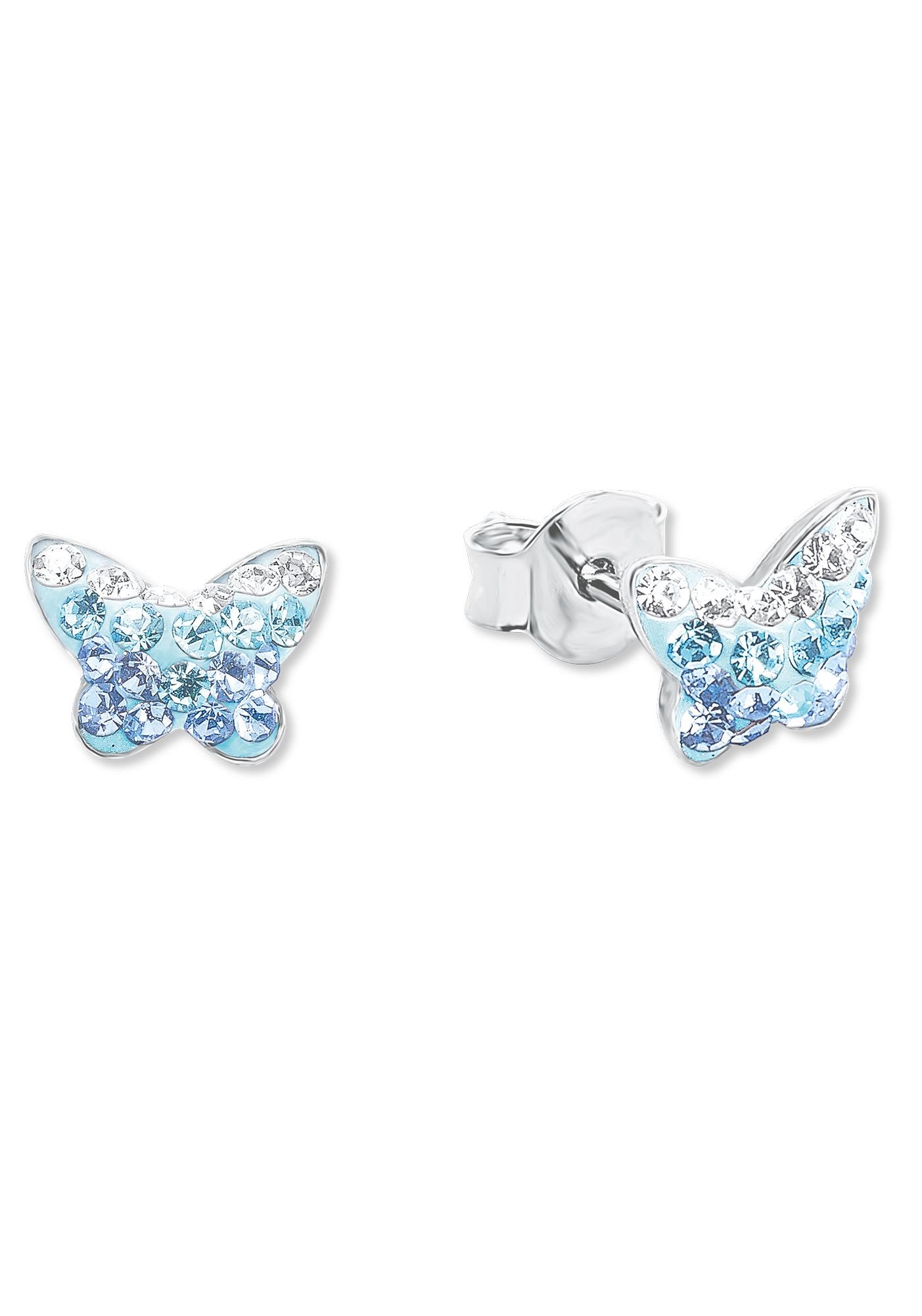 mit Preciosa 9540761«, Ohrstecker bestellen Crystal Amor »Schmetterling, BAUR Paar für |