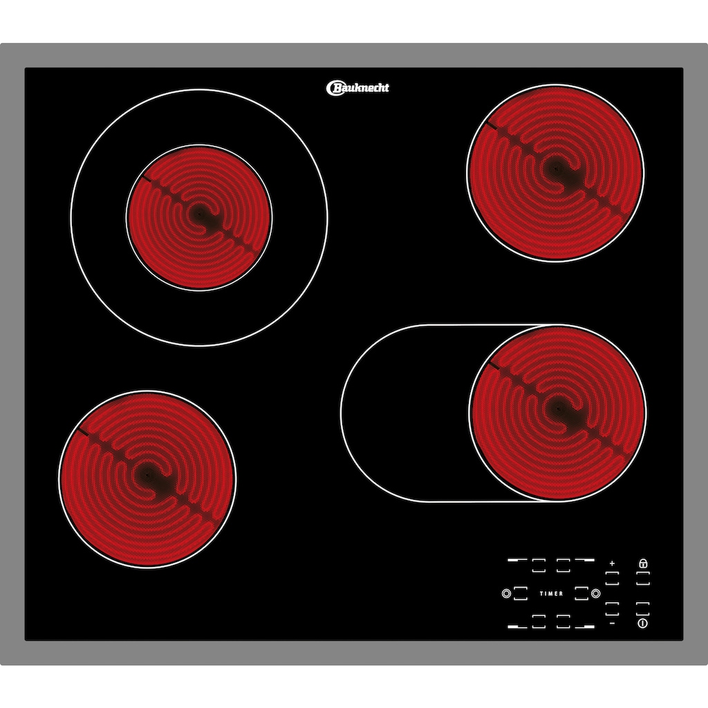 BAUKNECHT Backofen-Set »BAKO VULCANO«, BAR2 KP8V2 IN, mit Backauszug, Pyrolyse-Selbstreinigung