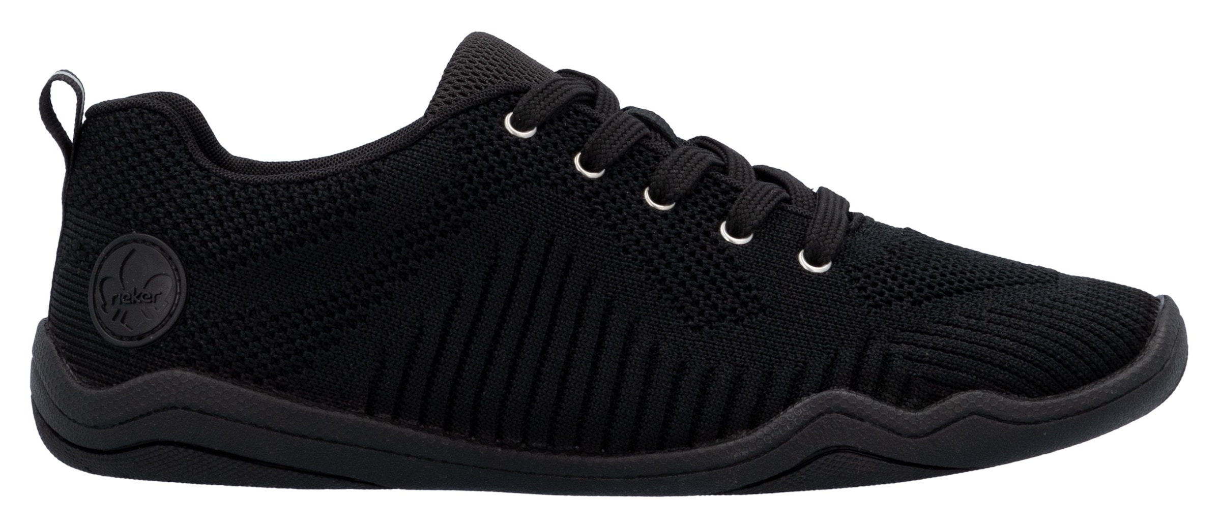 Rieker Sneaker, Barfußschuh, Schnürschuh, Halbschuh mit Schaftrandpolsterung