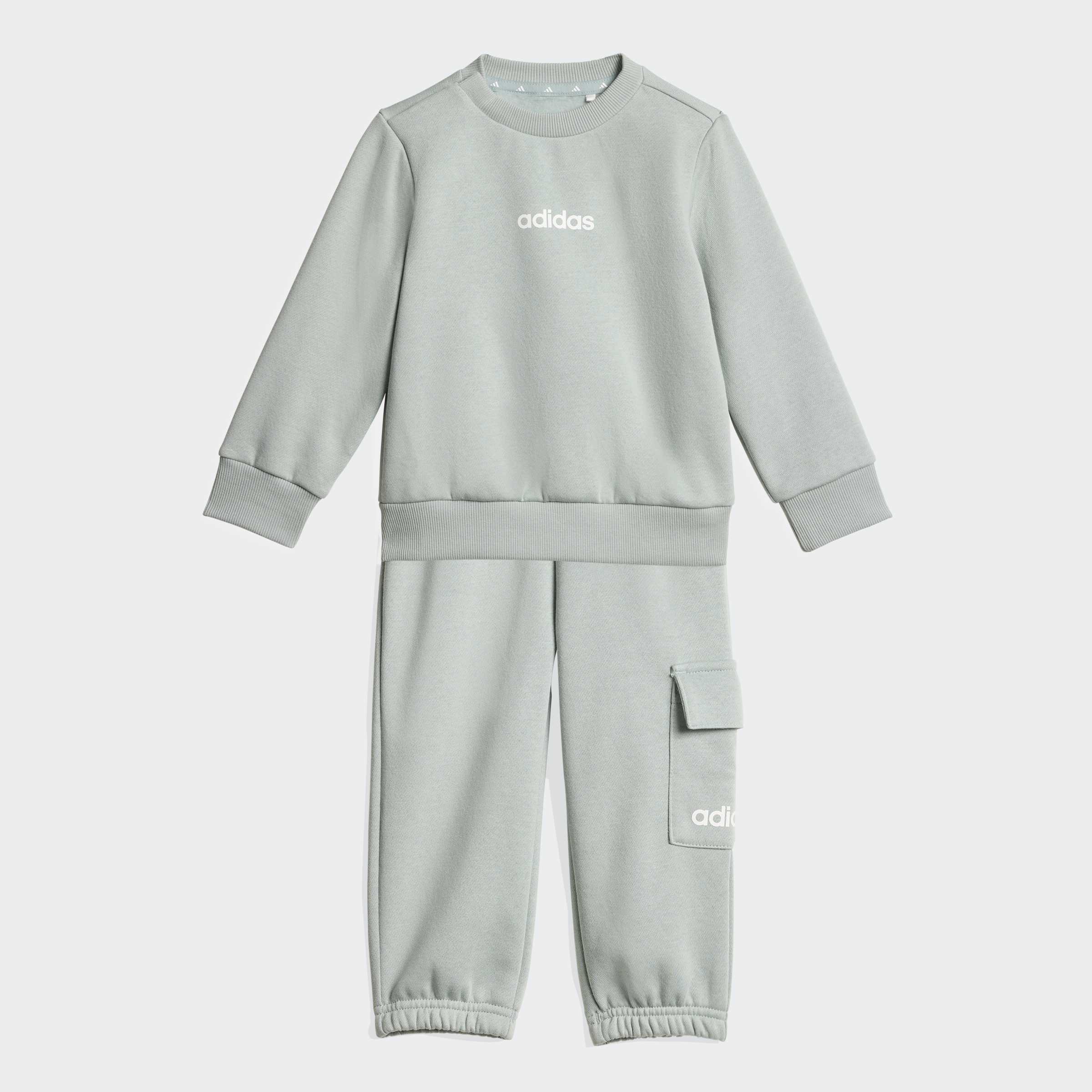 adidas Sportswear Trainingsanzug "ESSENTIALS KIDS" 2 tlg. für Babys, sportlicher Zweiteiler, 2-teiliges Set