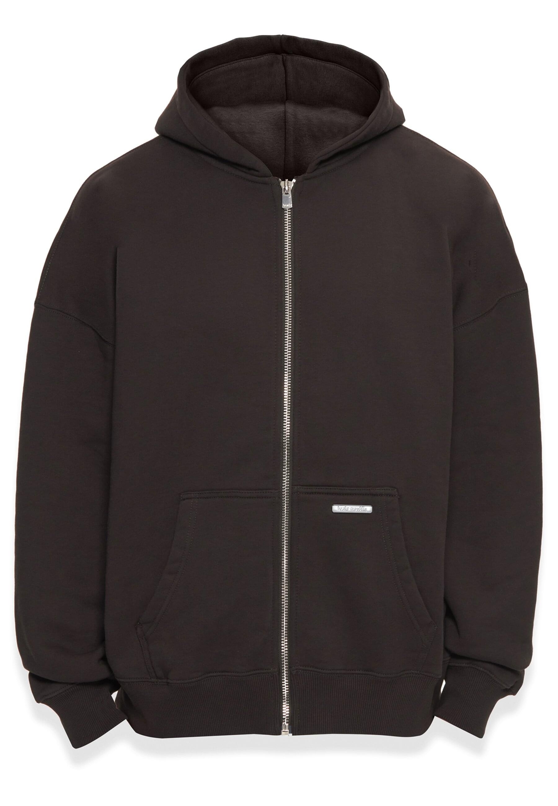 Dropsize Sweatjacke "Dropsize Herren Bazix Republiq Super Heavy Rib Zipper" günstig online kaufen