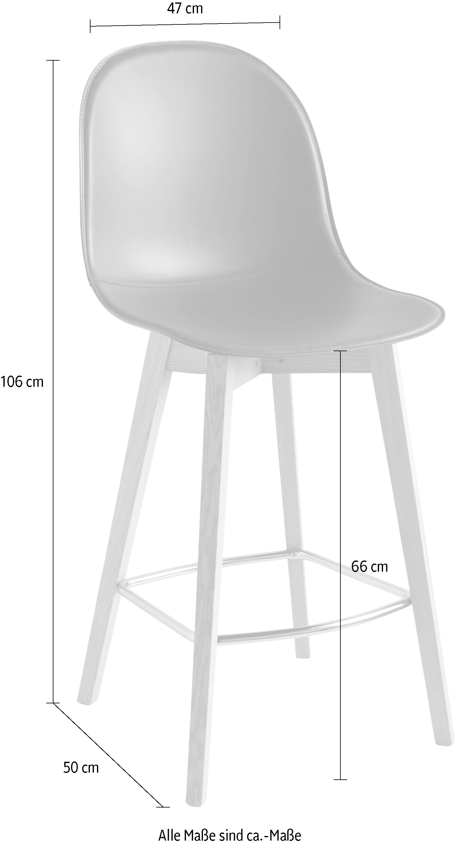 connubia 4-Fußstuhl »Academy W CB/1672-LHS / -V_P19W«, Leder, Vielseitigkeit