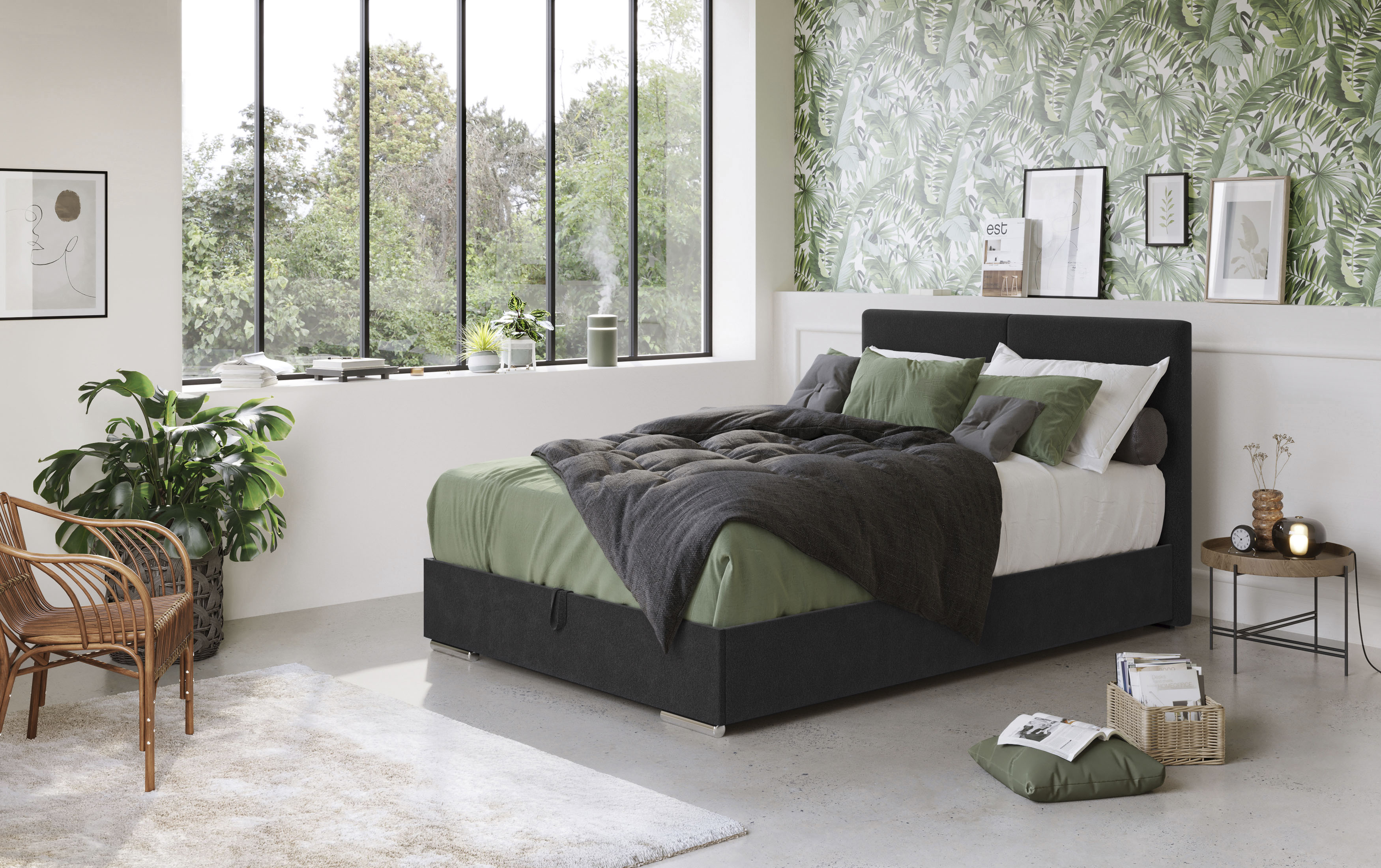 COTTA Boxbett "Tom mit Bettkasten, Topper und Zierkissen" Bestseller, Unser Dauertiefpreis