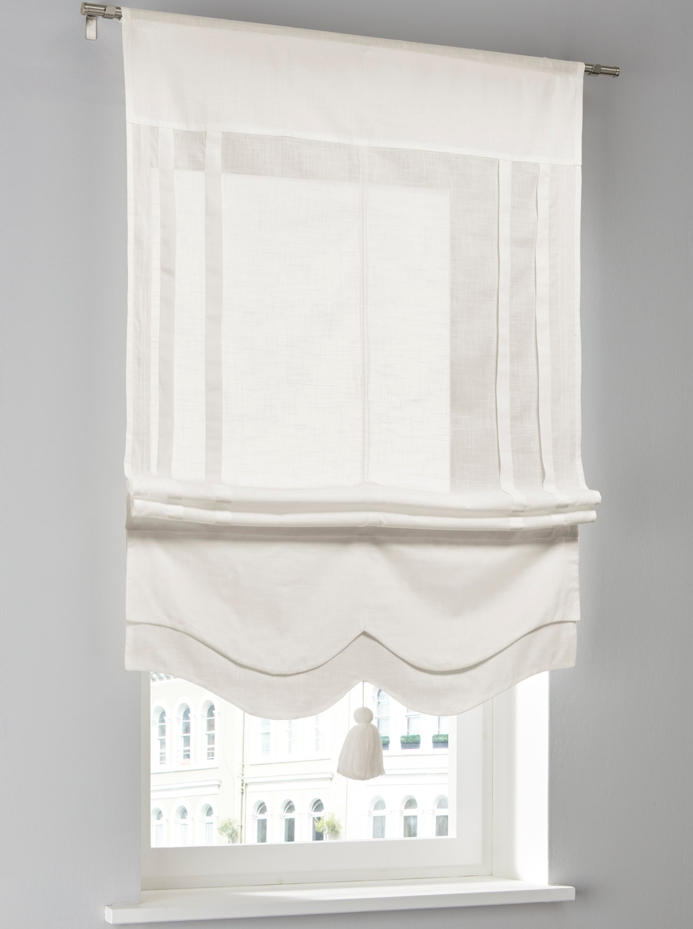 Raffrollo HEINE HOME, B:45cm H:140cmsanftes weiß, Raffrollos