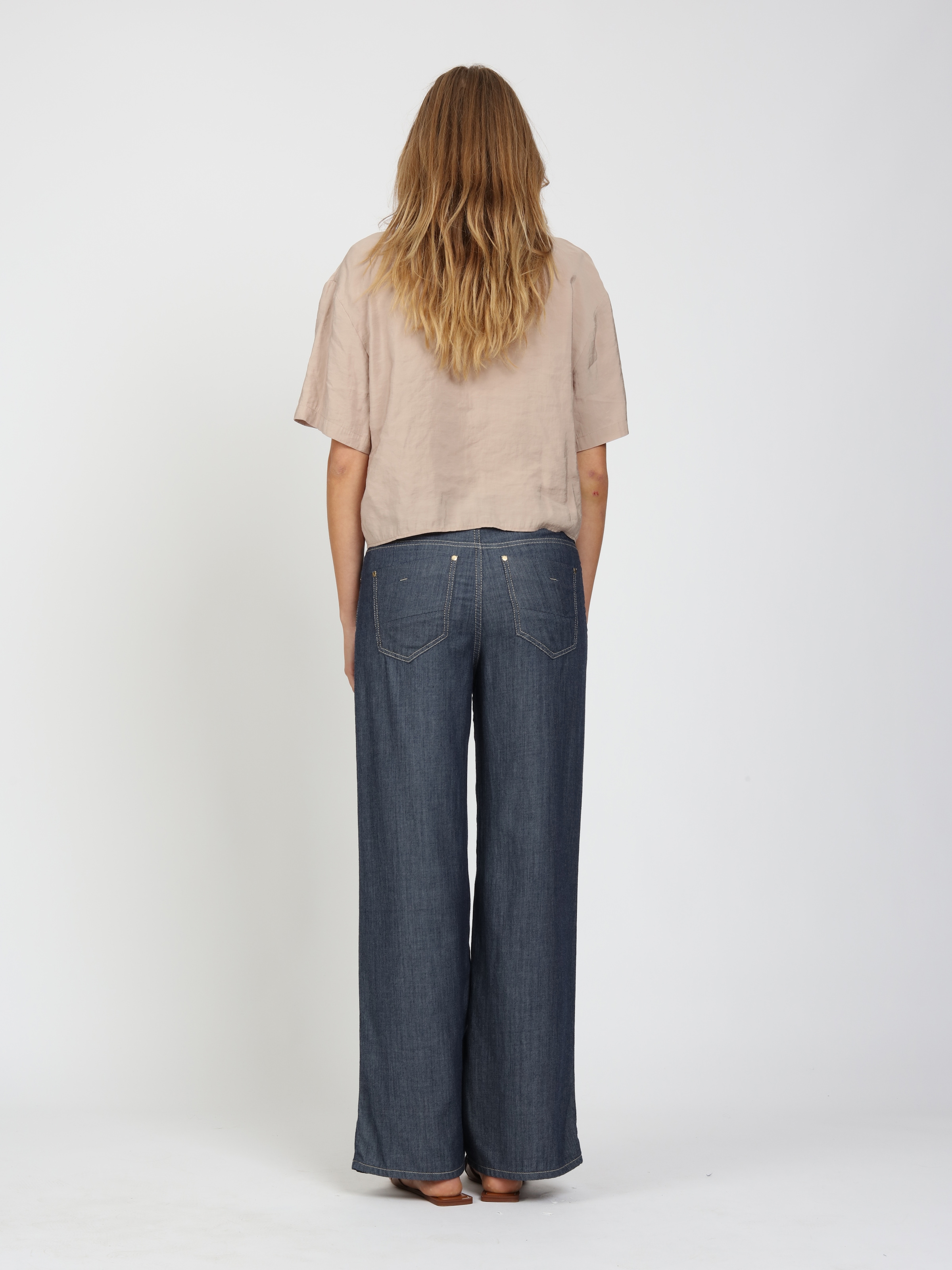 GANG Weite Jeans »94CARLOTTA« Light Denim, mit Lyocell