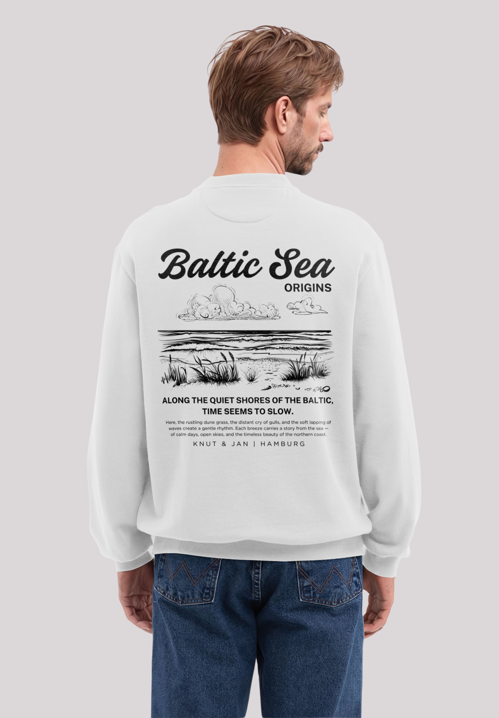 F4NT4STIC Sweatshirt "Knut und Jan Hamburg", Osteee Kollektion, Urlaub, Aho günstig online kaufen