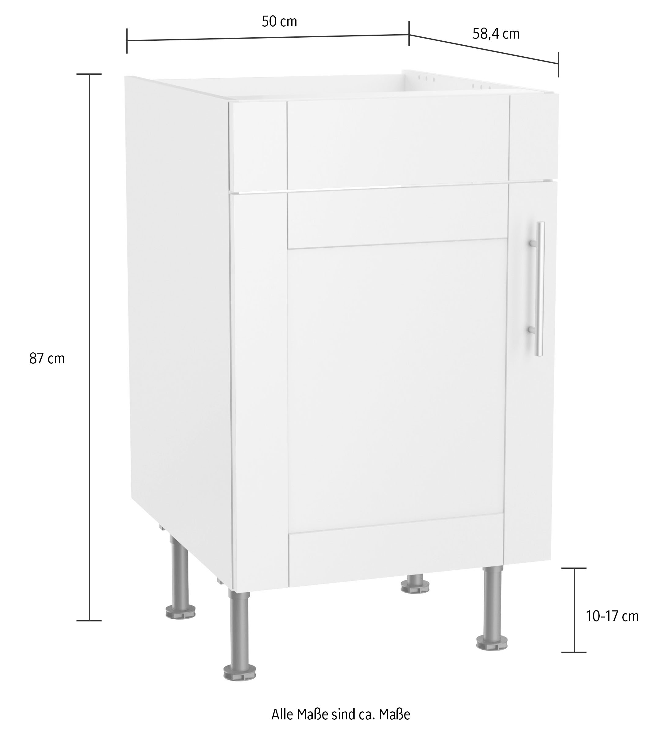 cm Breite | Spülenschrank »Ahus«, 50 kaufen OPTIFIT BAUR