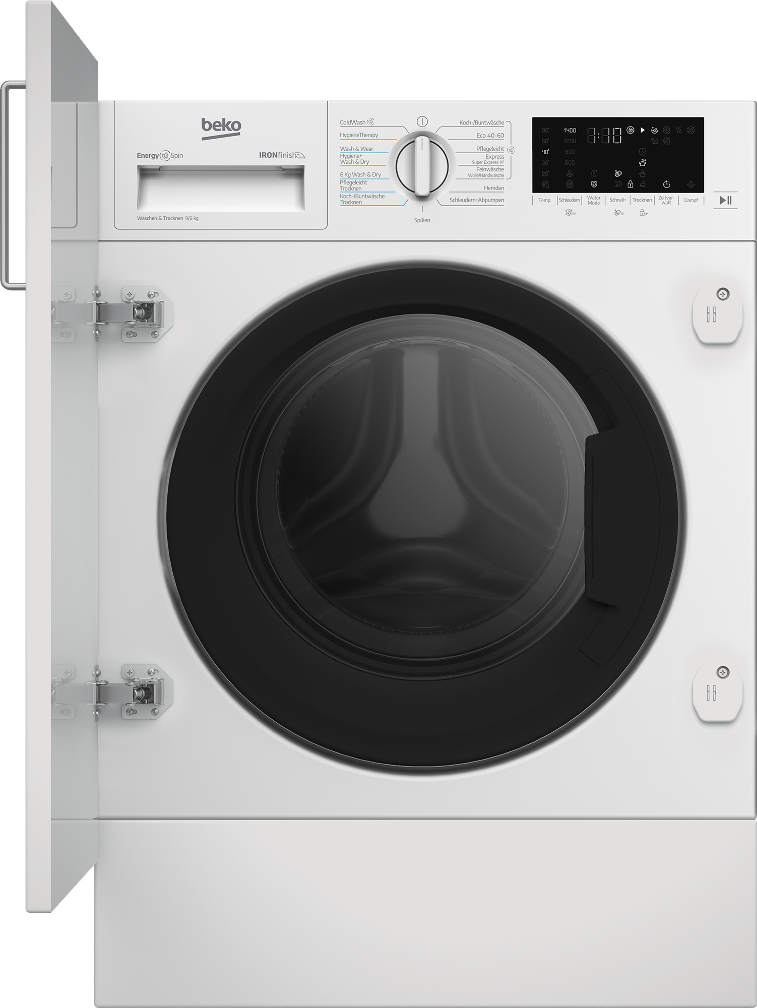 BEKO Einbauwaschtrockner 9 kg /9 kg 72 dB(A)
