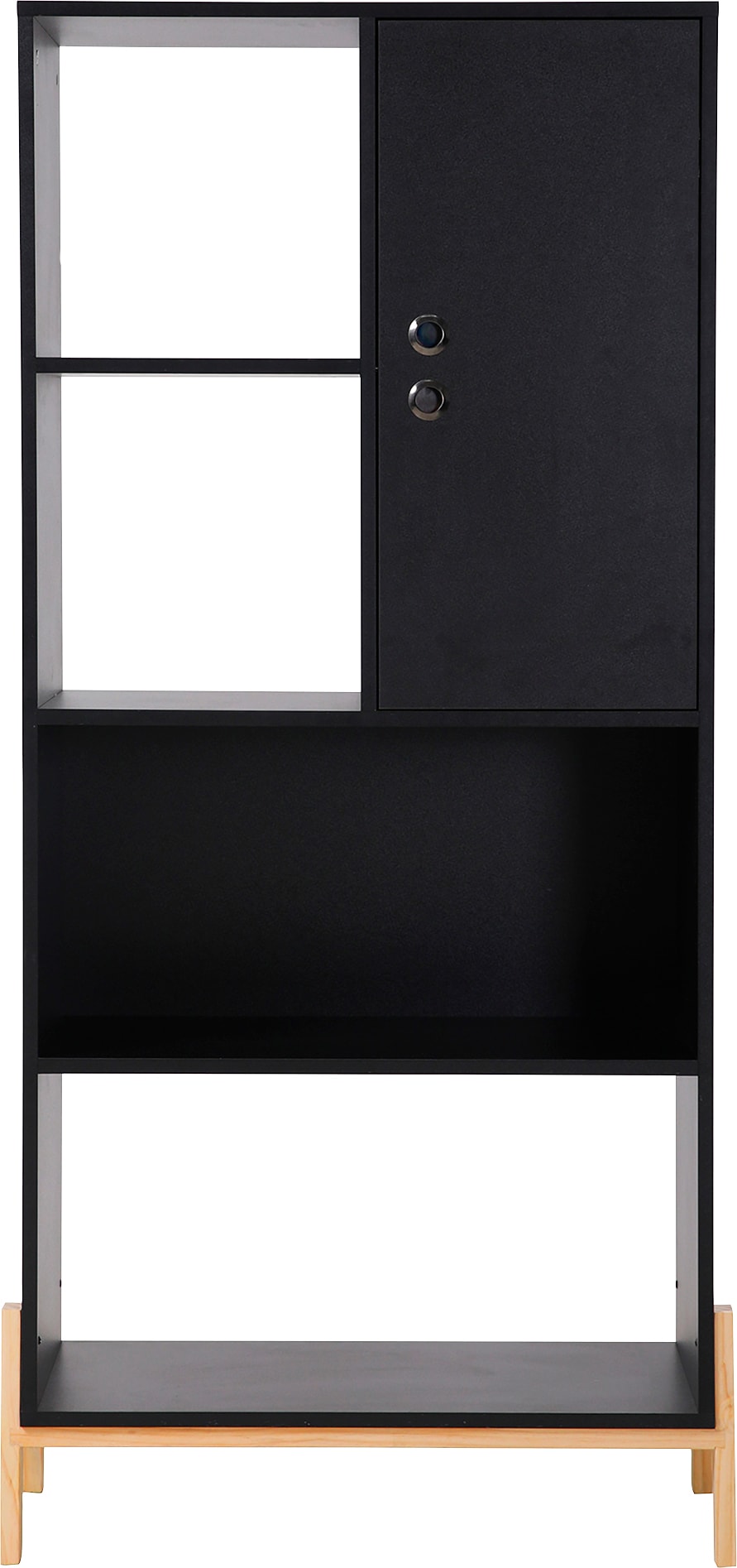 Möbilia Mehrzweckregal "Melia" Beine aus massiver Pinie günstig online kaufen