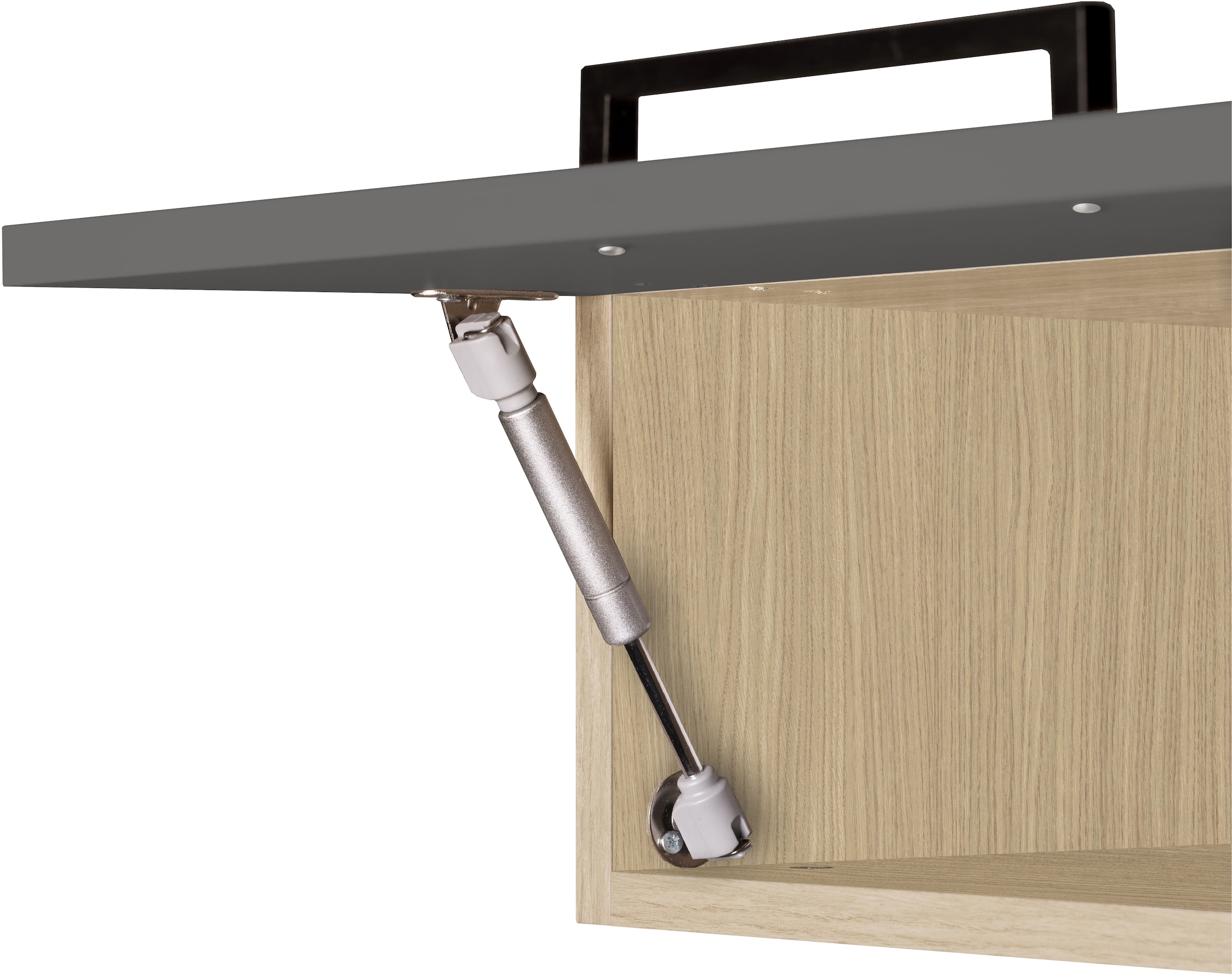 KOCHSTATION Küchenzeile »Luna, Einbauküche, Zeilenküche, mit Soft-Close Funktion, Made in Italy« Breite 300 cm ohne E-Geräte, mit Spüle+Siphon und Aufsatz