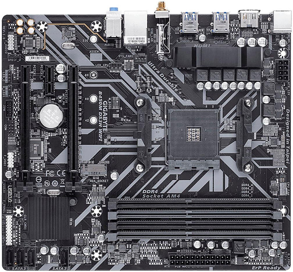 Gigabyte Mainboard »B450M DS3H WIFI«