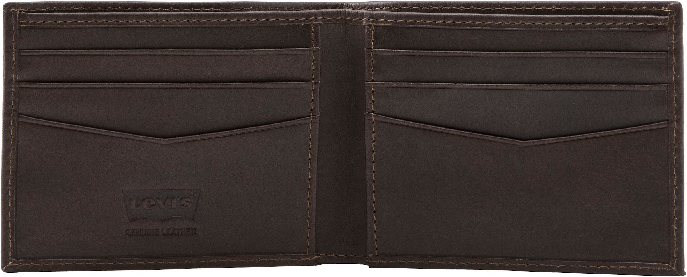 Levi's® Geldbörse »LEVI'S® CASUAL CLASSICS HUNTE COIN BIFOLD - BATWIN« im praktischem Format Geldbeutel Portemonnaie Herrenbörse Leder