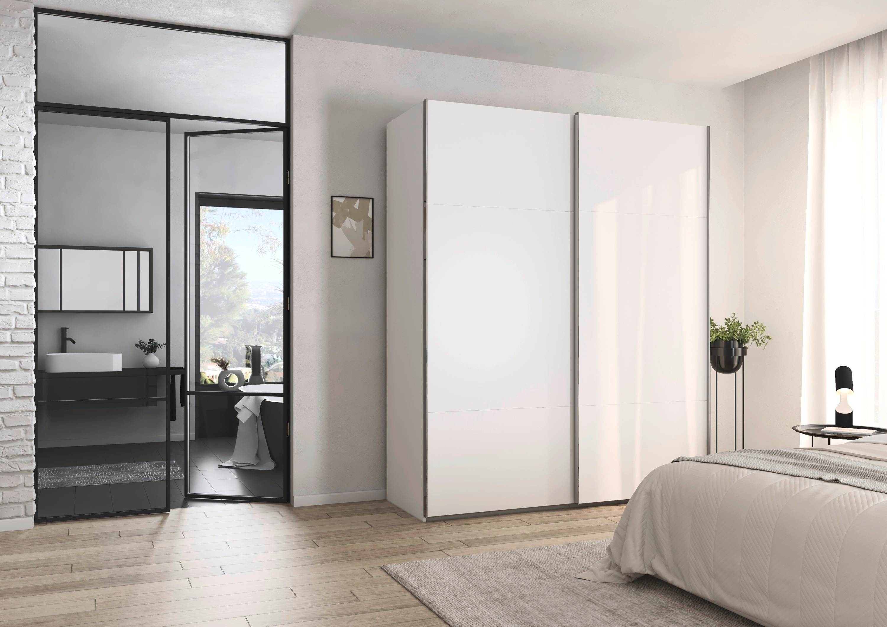 Thumbnail - rauch Schwebetürenschrank "Kleiderschrank Schrank Garderobe Schlafzimmerschrank CONTIDO", (in 3 verschiedenen Ausstattun...