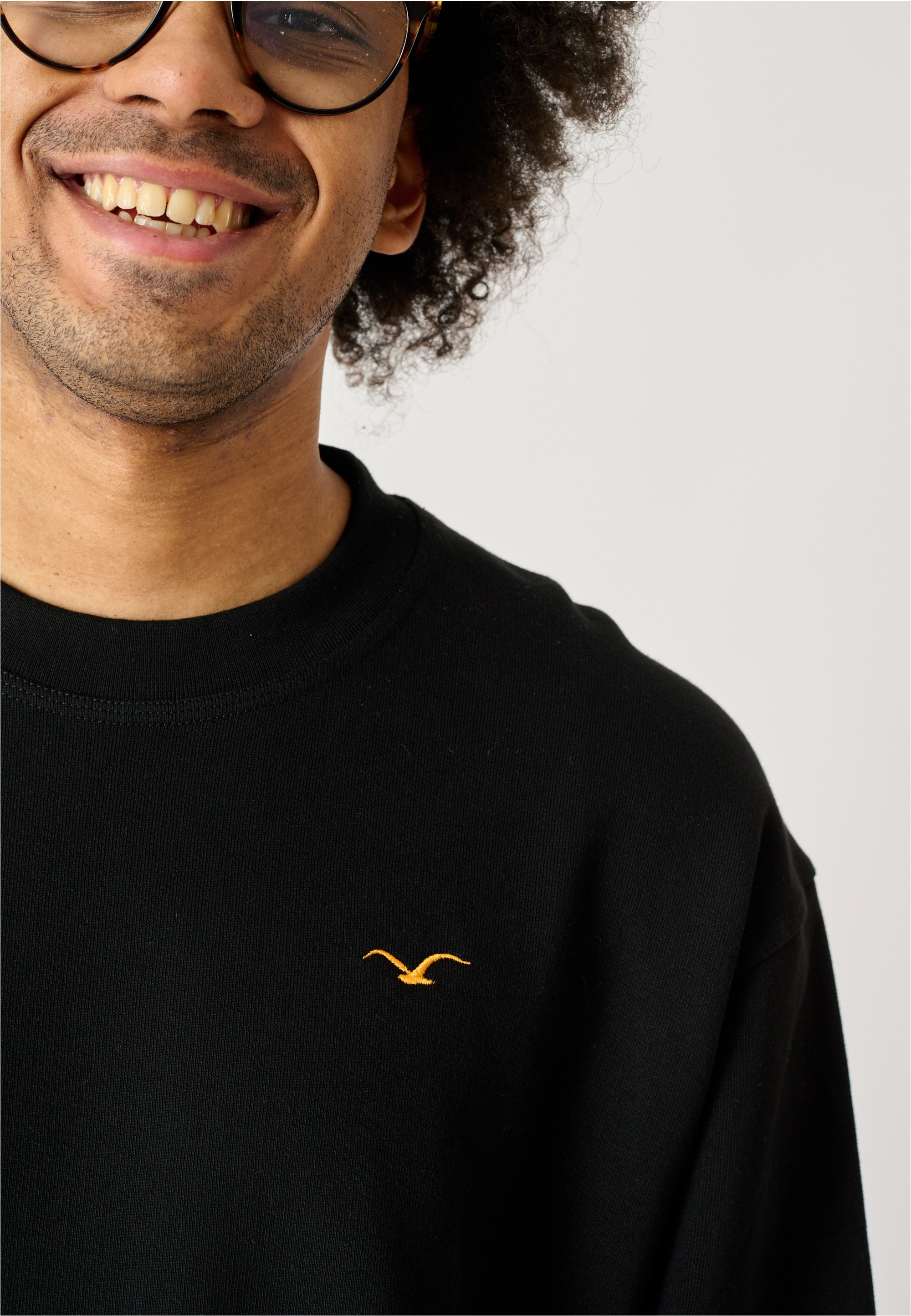 Cleptomanicx Sweatshirt »Ligull Boxy«, mit kleiner Möwenstickerei