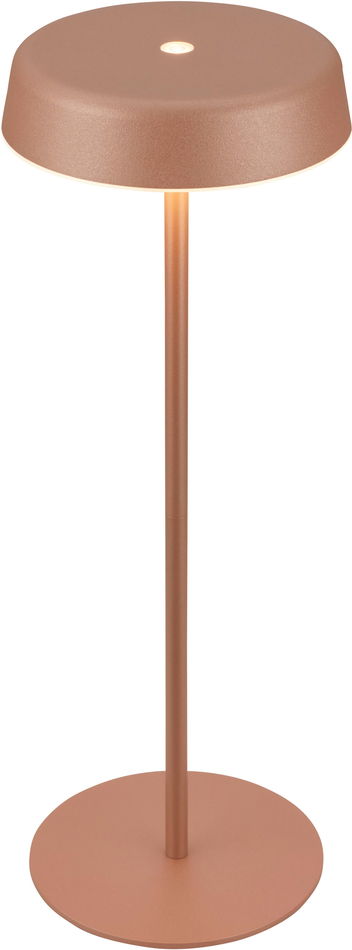 BRILONER LEUCHTEN LED Außen-Tischleuchte "PALA 7668014", braun, Leuchten