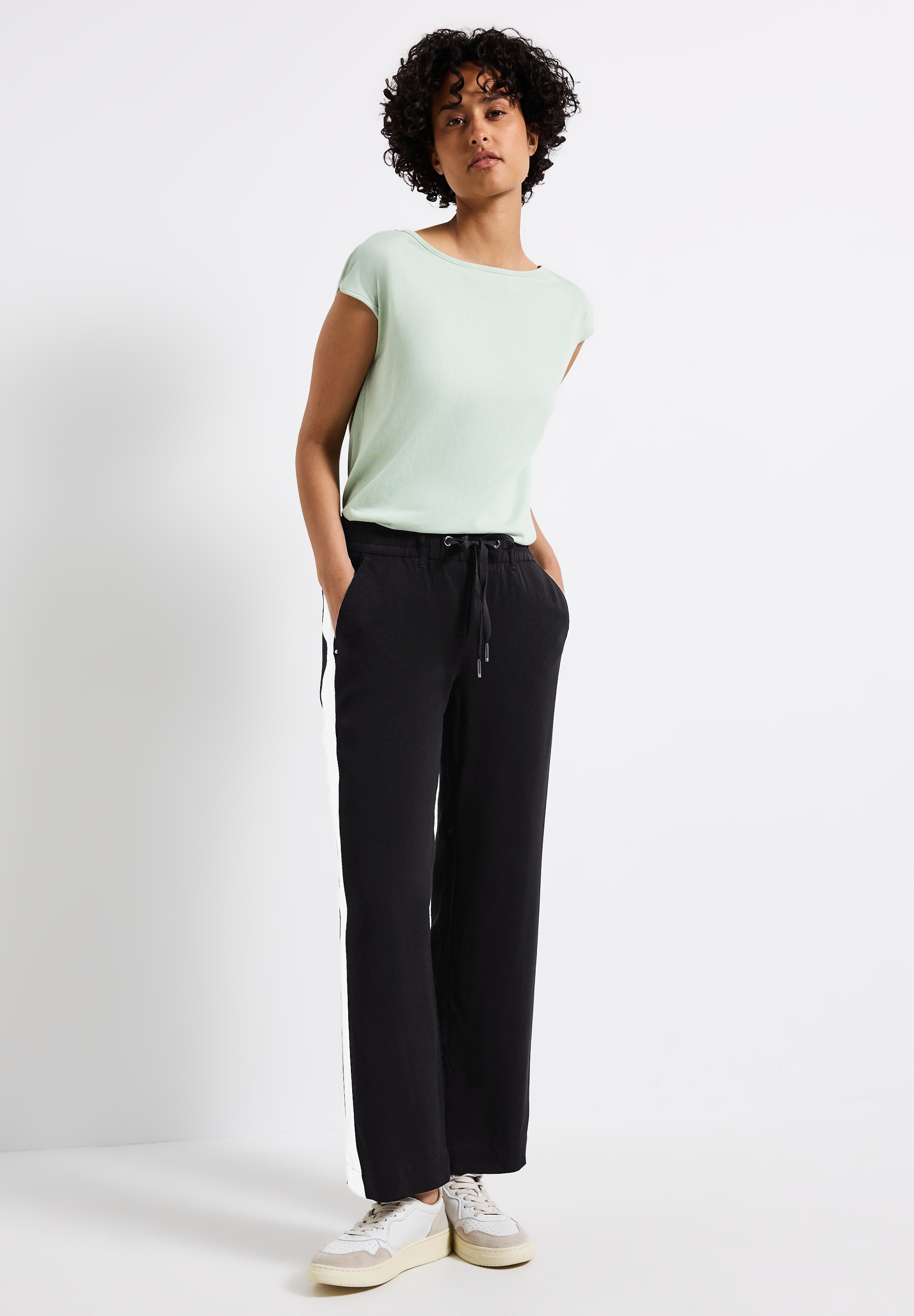 STREET ONE Jogger Pants, Middle Waist