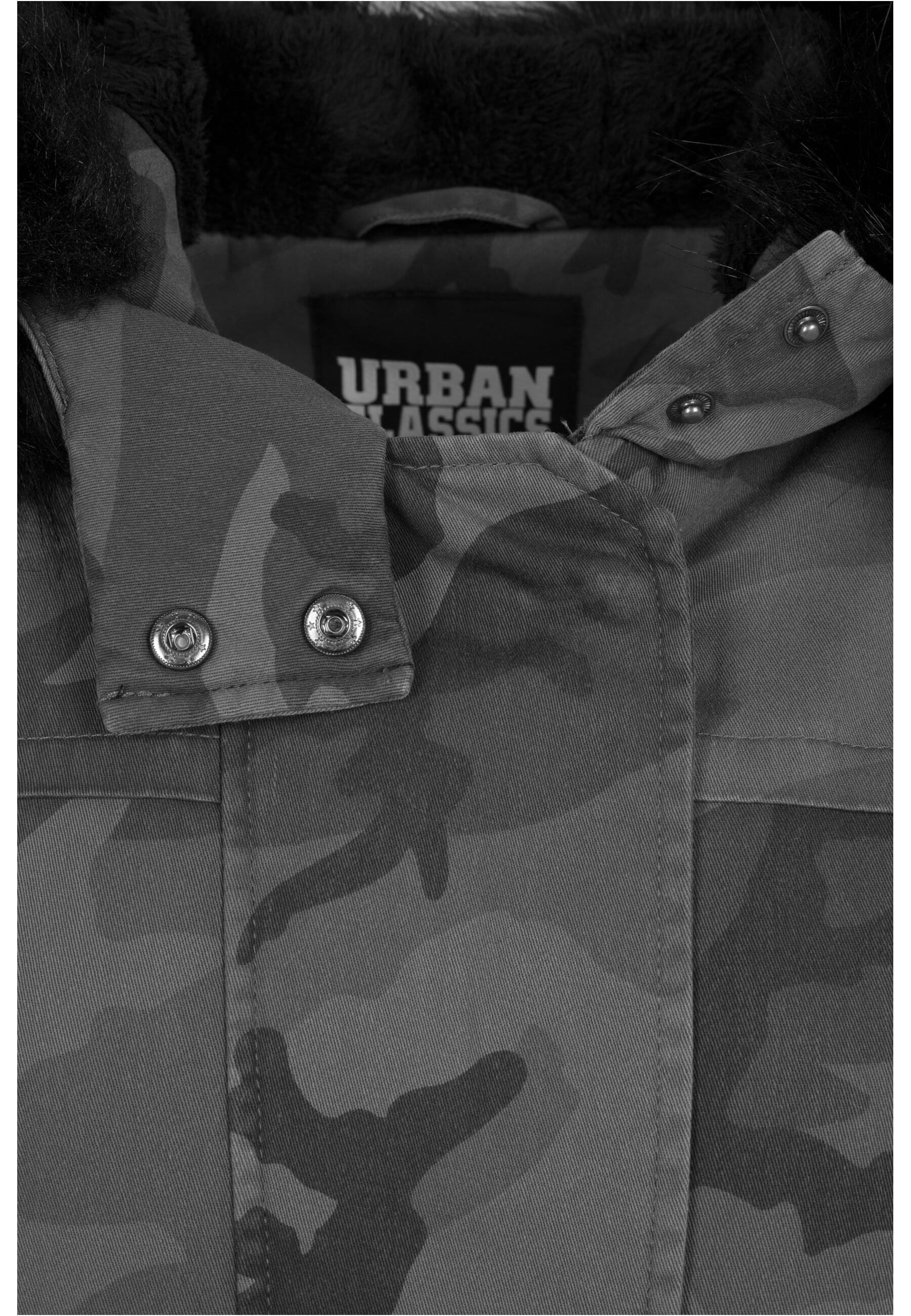 URBAN CLASSICS Parka »Urban Classics Damen Ladies Overdyed Camo Parka«, (1 St.), mit Kapuze
