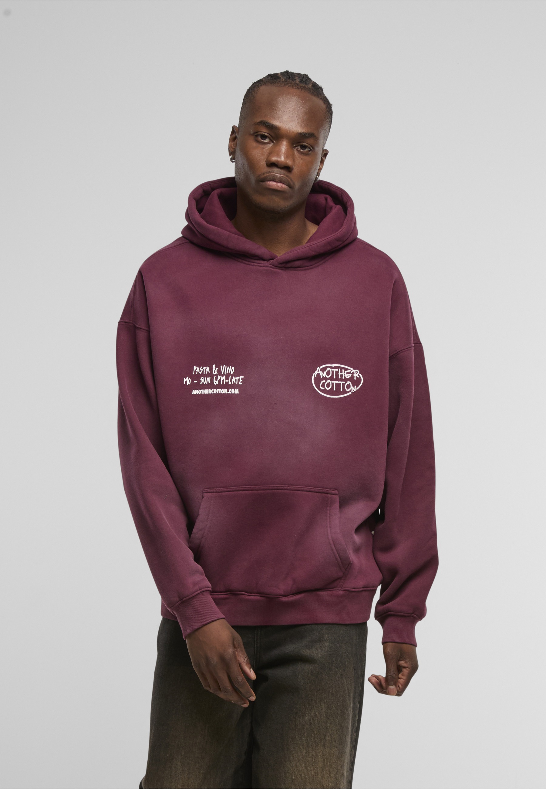 Another Cotton Lab Kapuzensweatshirt »Another Cotton Lab Pasta Night Washed Hoodie«, 1
