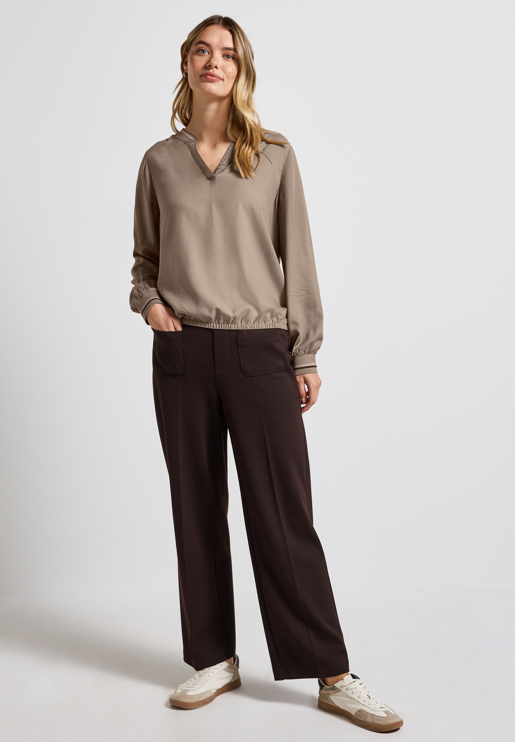 Thumbnail - STREET ONE Langarmbluse aus softer Viskose