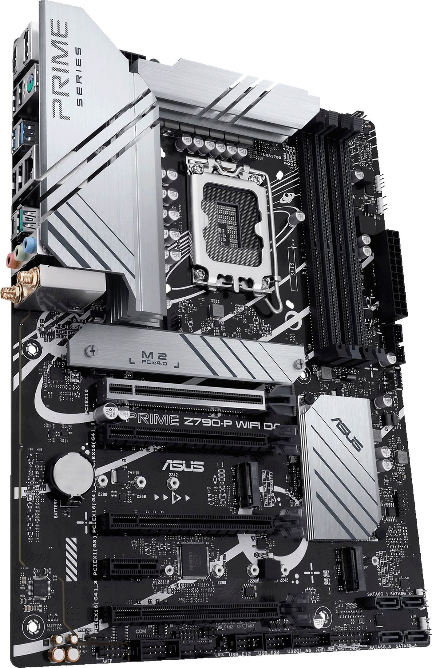 Asus Mainboard »PRIME Z790-P WIFI D4«, CIe 5.0, DDR4 Speicher, 3x M.2, WiFI 6, HDMI, DisplayPort
