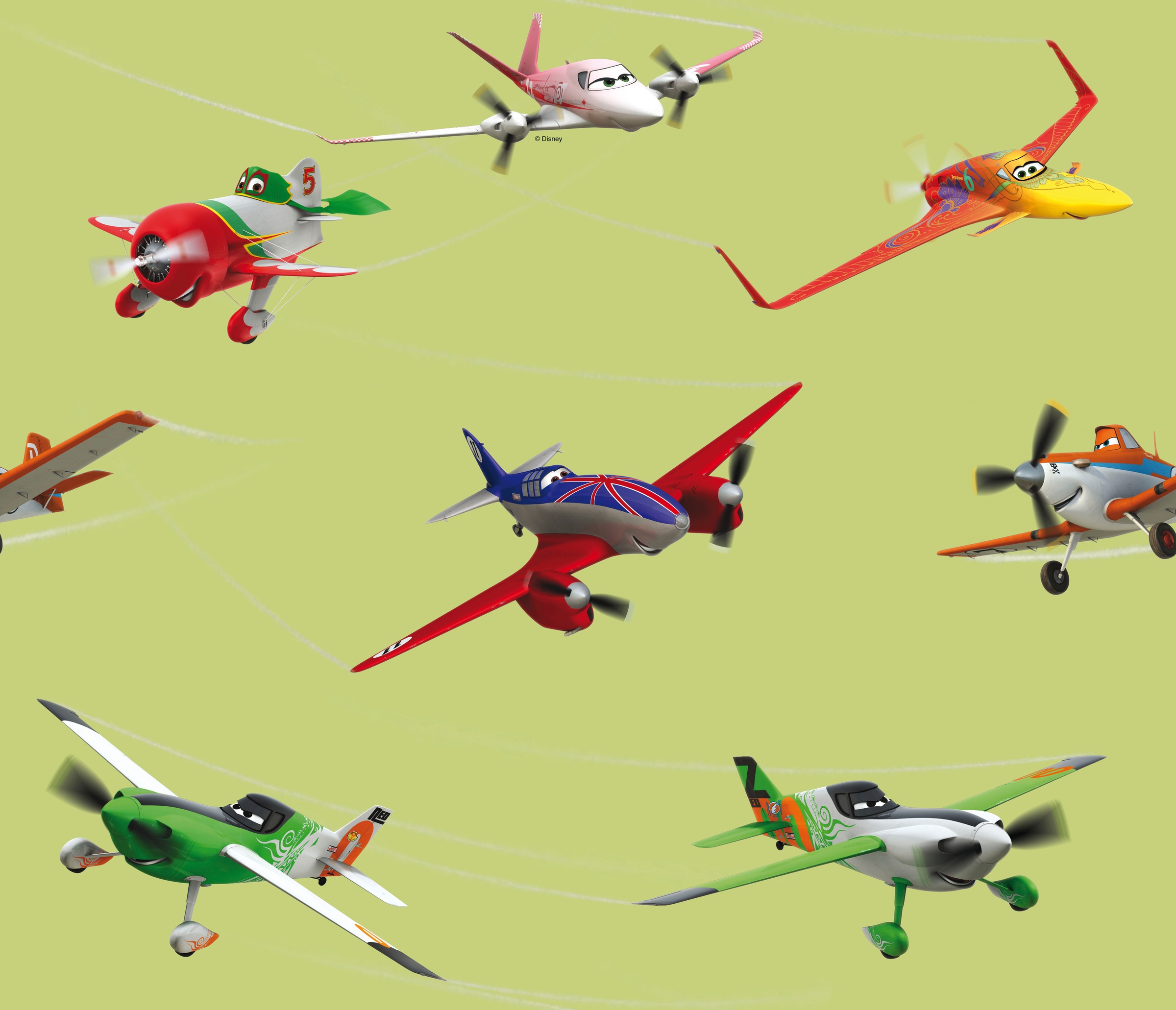 Thumbnail - Wirth Vorhang "Planes Action" Multifunktionsband 1 Stk. tlg. Disney