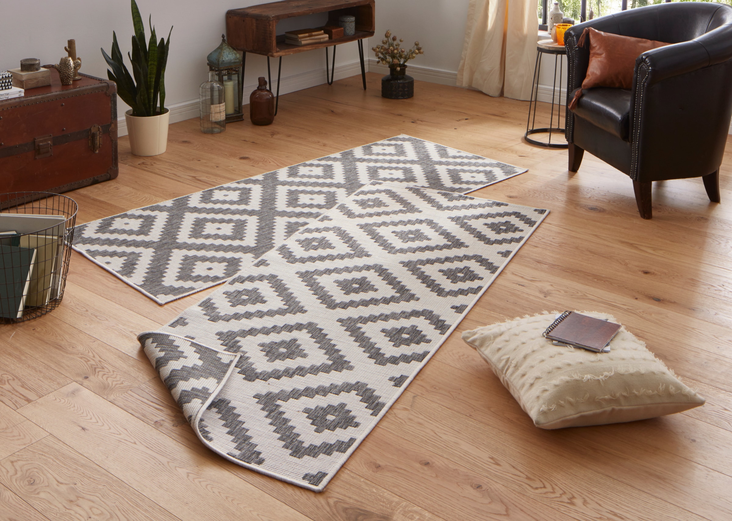 HANSE Home "Malta Wendeteppich" rechteckig 5 mm Höhe In-& Outdoor, Wetterfe günstig online kaufen