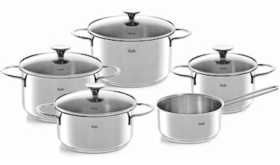 Topf-Set »Copenhagen«, Edelstahl 18/10, (Set, 9 tlg., Bratentopf 20 cm, je 1 Kochtopf...