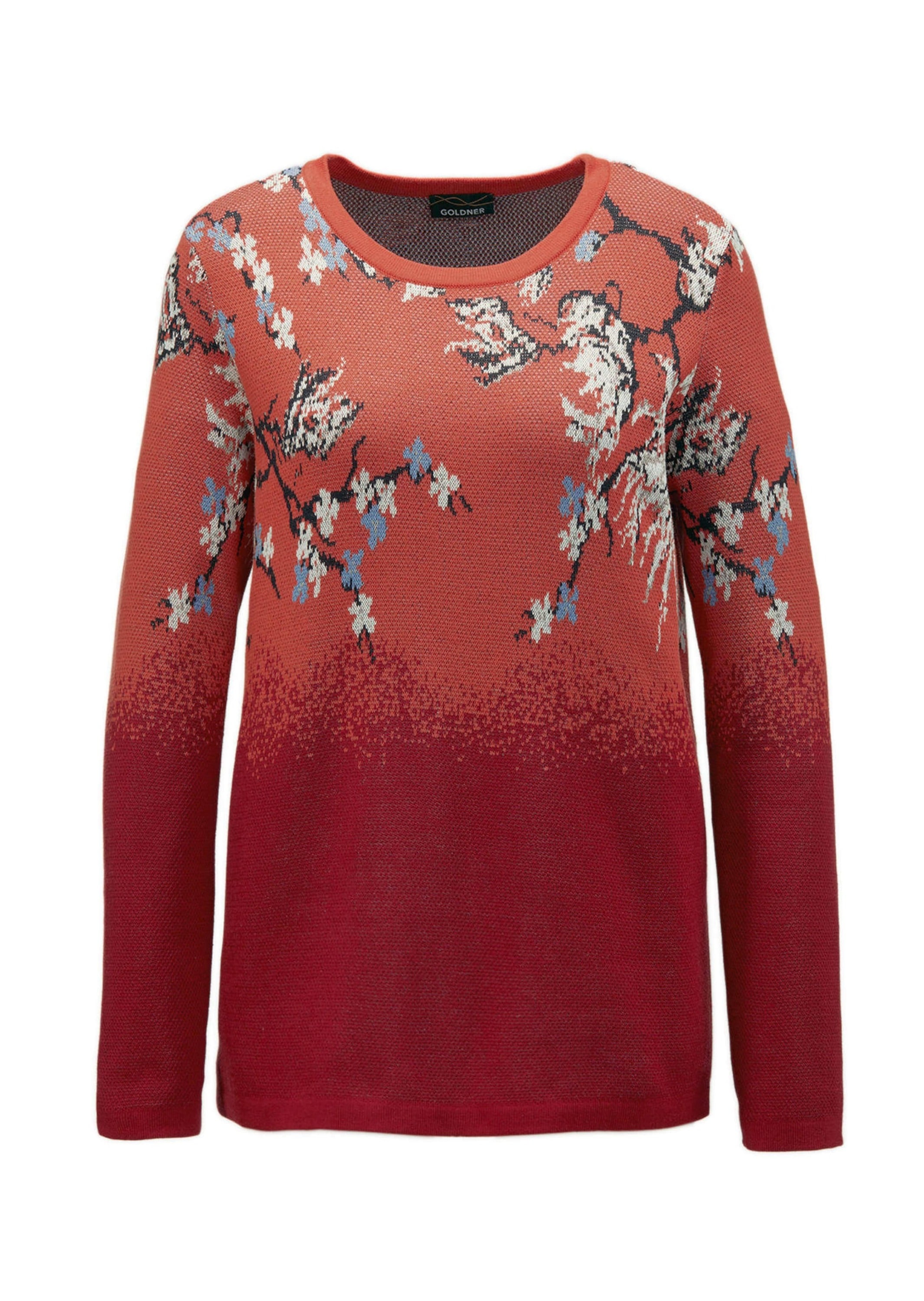 GOLDNER Strickpullover "Stilvoller Jacquardpullover mit schöner Optik" günstig online kaufen