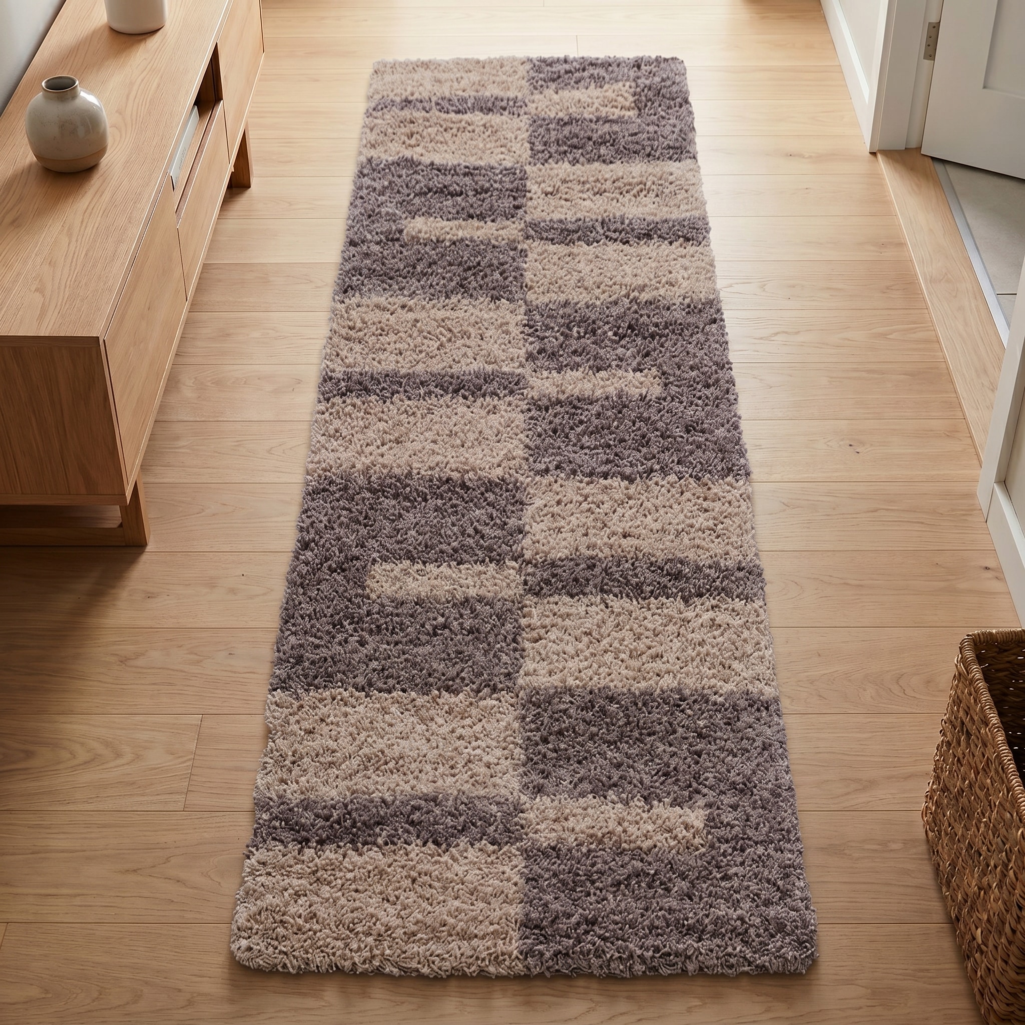 Ayyildiz Teppiche Hochflor-Teppich "Gala Shaggy 2505, auch als Läufer und in Rund" rechteckig 30 mm Höhe robuster Langflor, alle Räume, Wohnzimmer