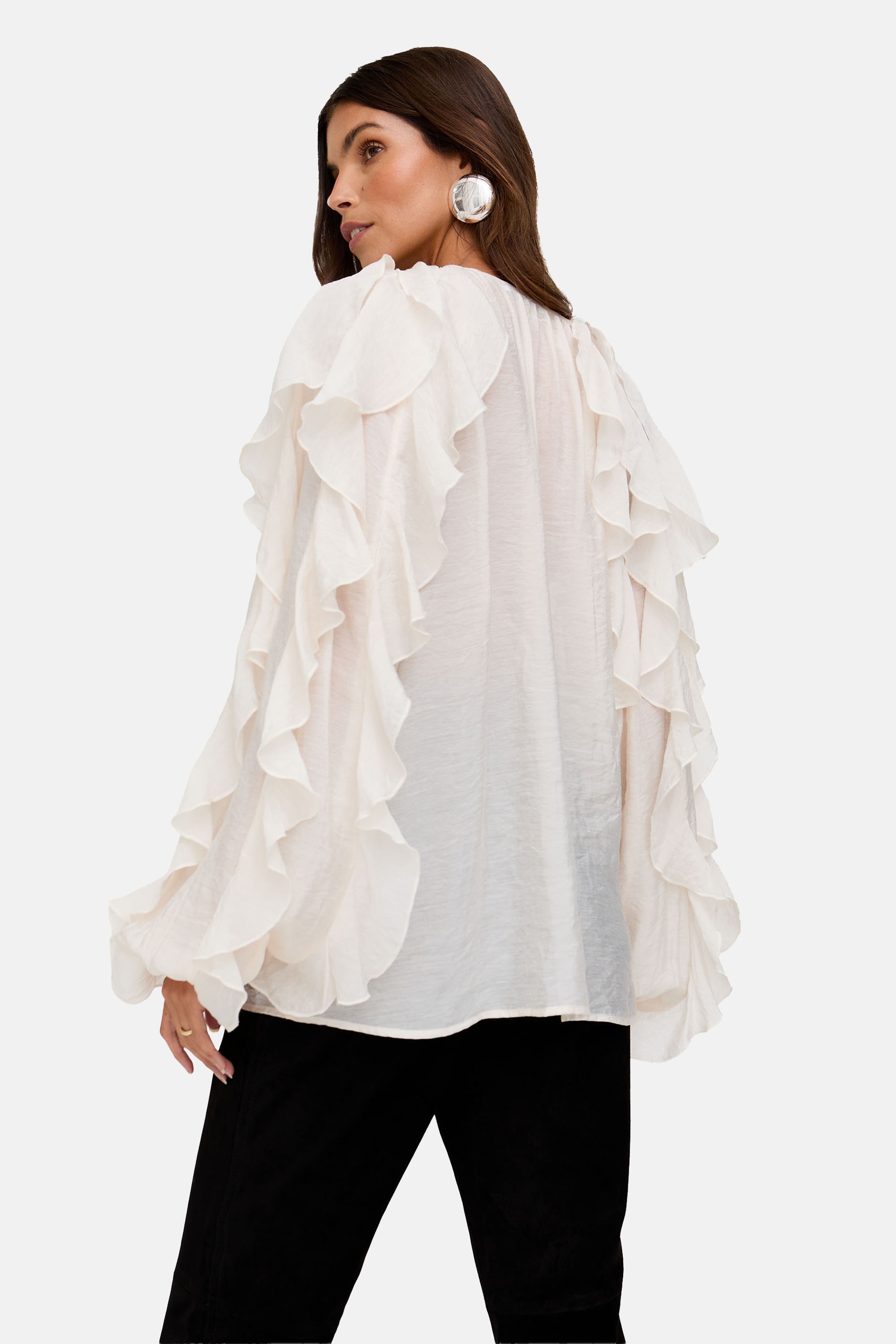 Lily and Lionel Hemdbluse »Sophie All Over Ruffle Blouse Damen«