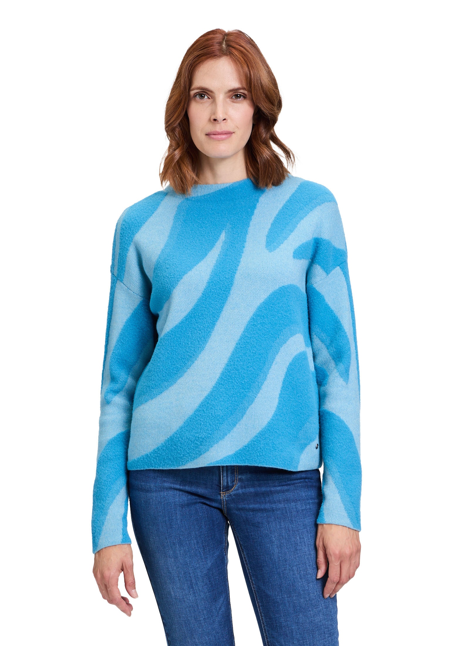 Betty&Co Strickpullover "Betty & Co Damen Strickpullover mit Jacquard", (1 günstig online kaufen